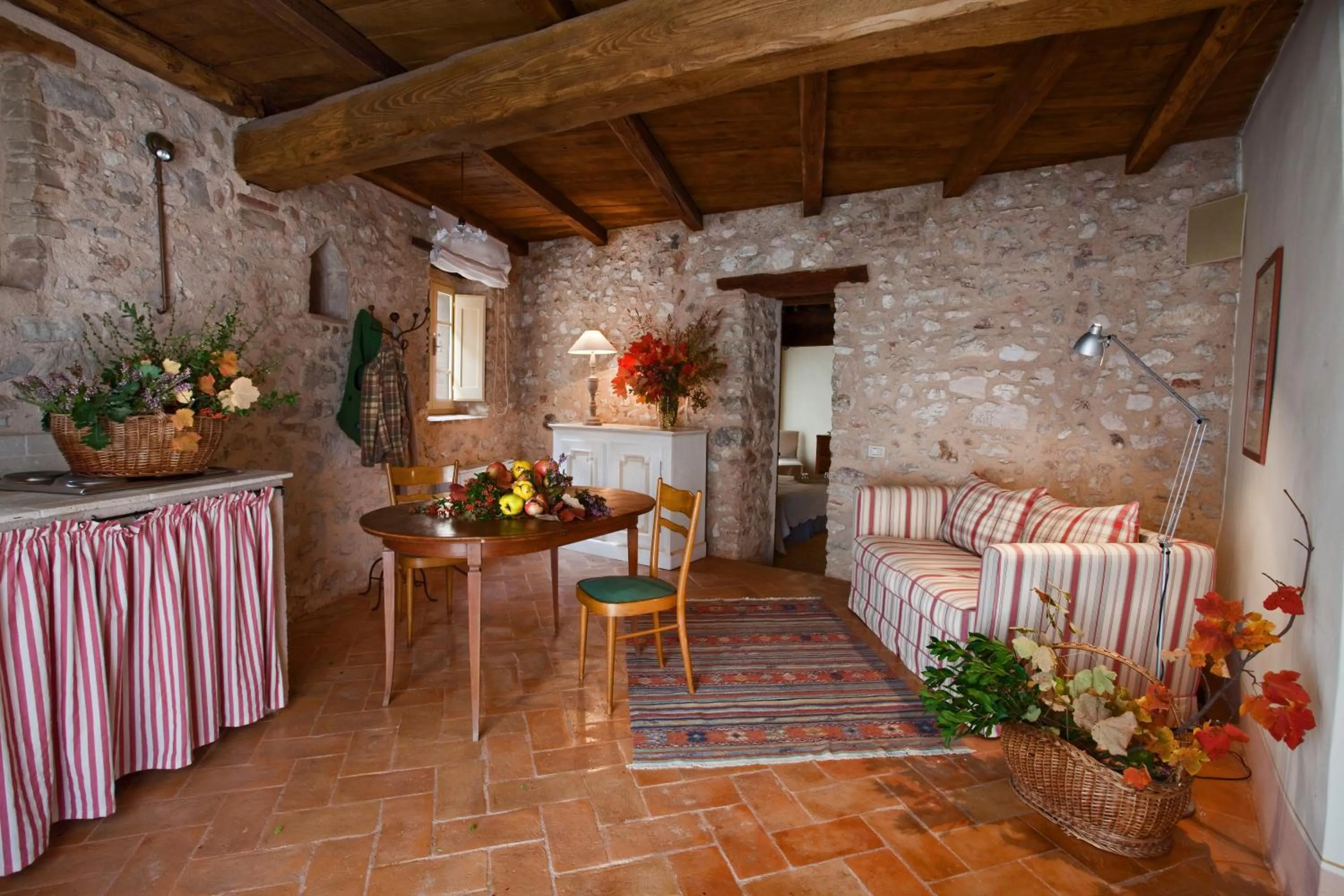 Living room in Borgo Della Marmotta