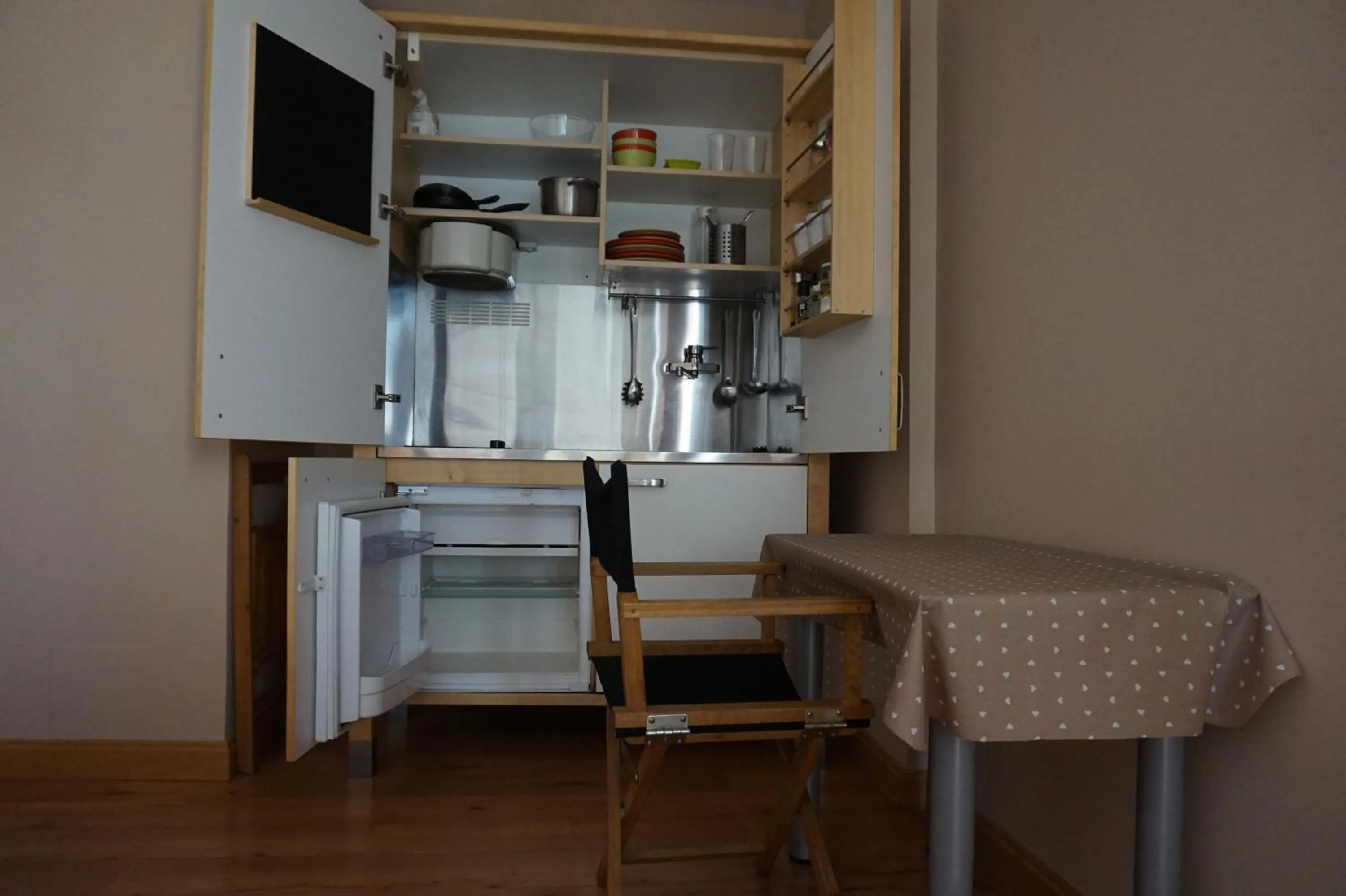 Kitchen or kitchenette in Arganzón Plaza