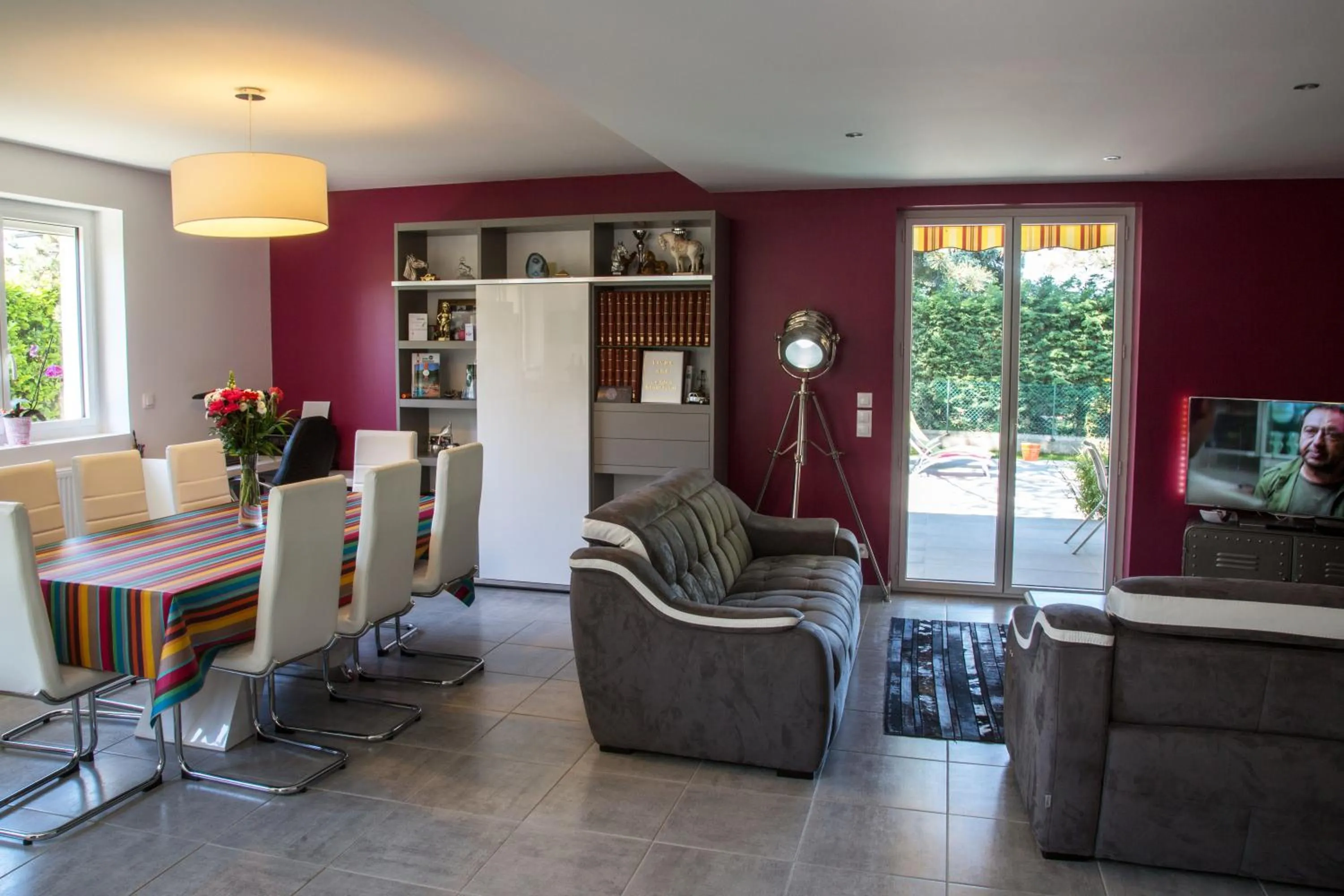 Seating area in Au Clos Beausejour