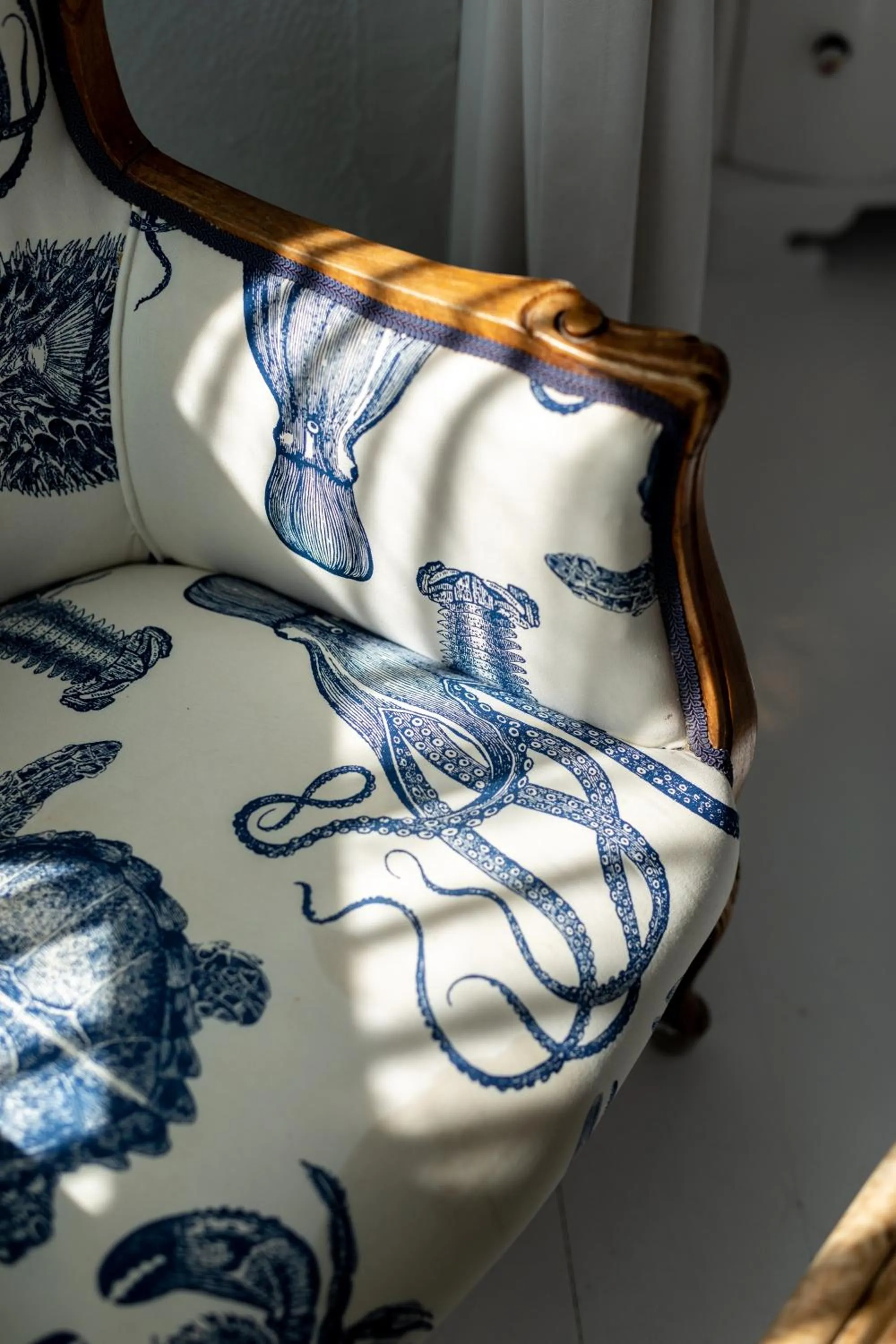 Decorative detail, Bed in Deniz Kabugu Hotel