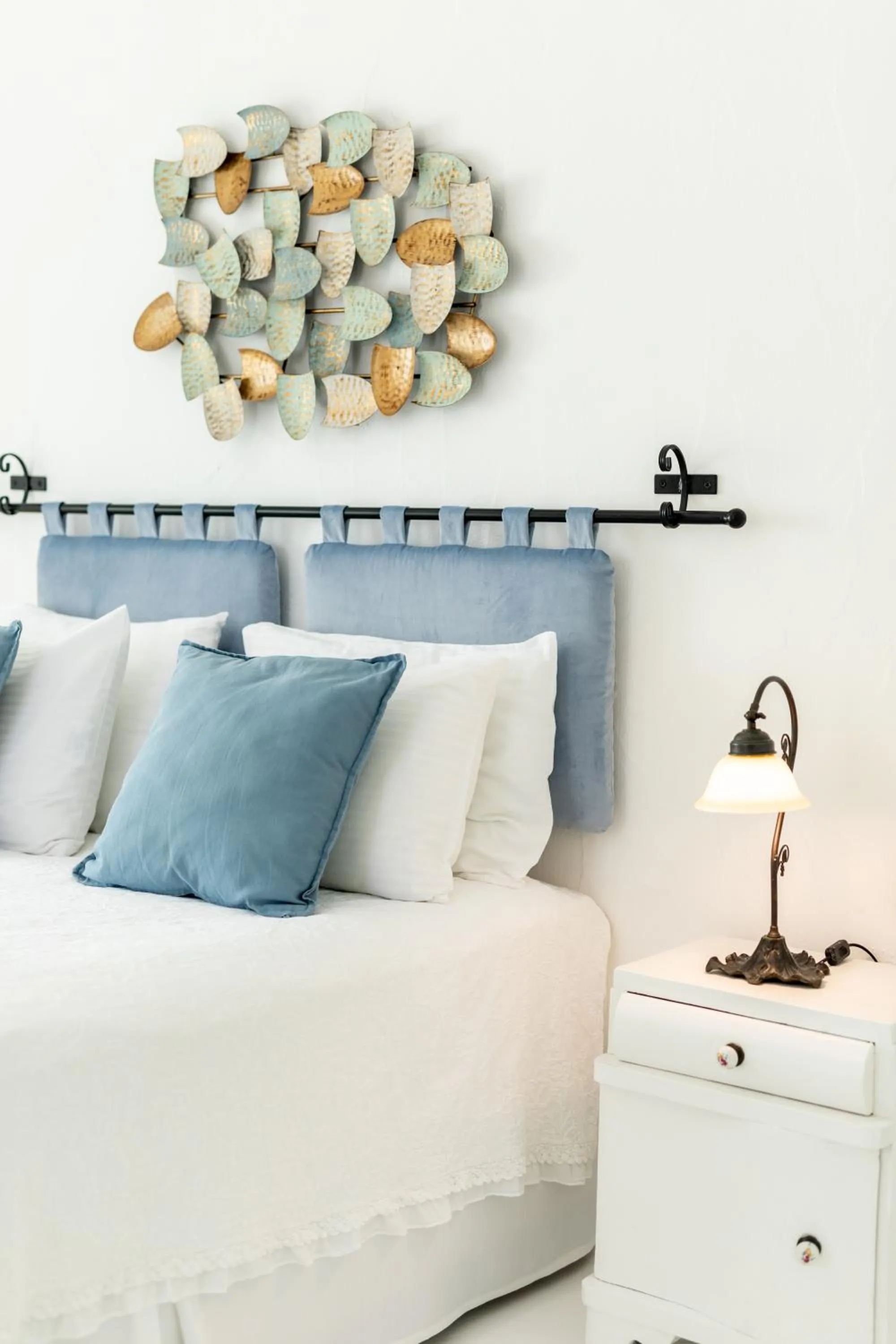 Decorative detail, Bed in Deniz Kabugu Hotel