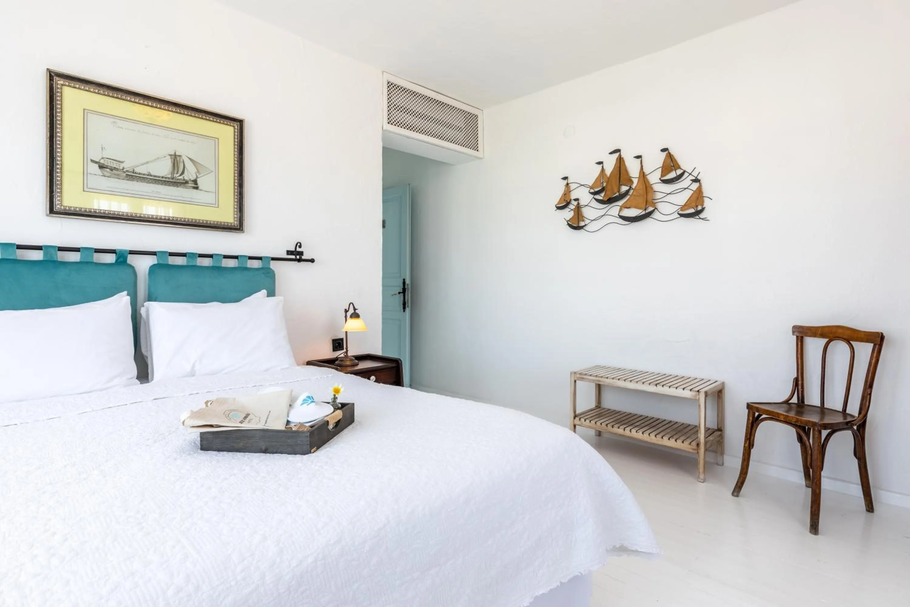 Decorative detail, Bed in Deniz Kabugu Hotel