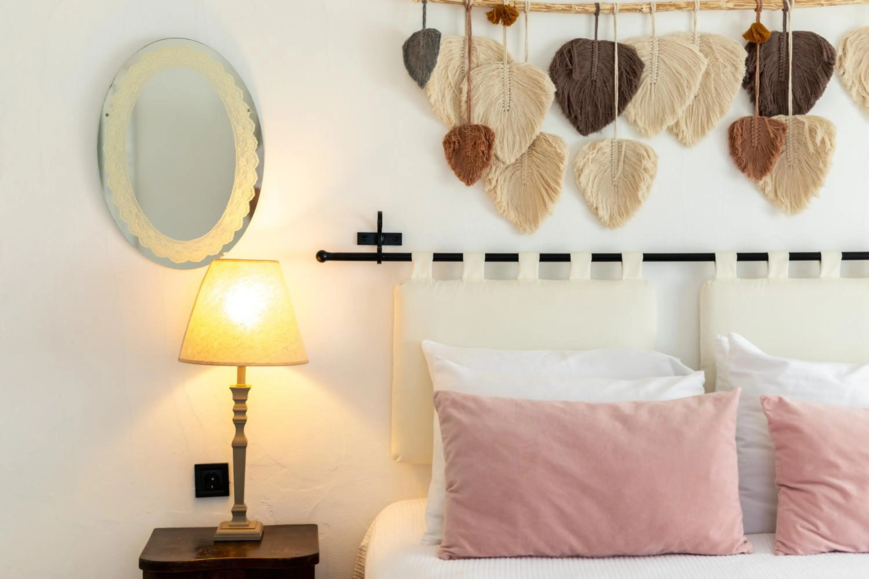 Decorative detail, Bed in Deniz Kabugu Hotel