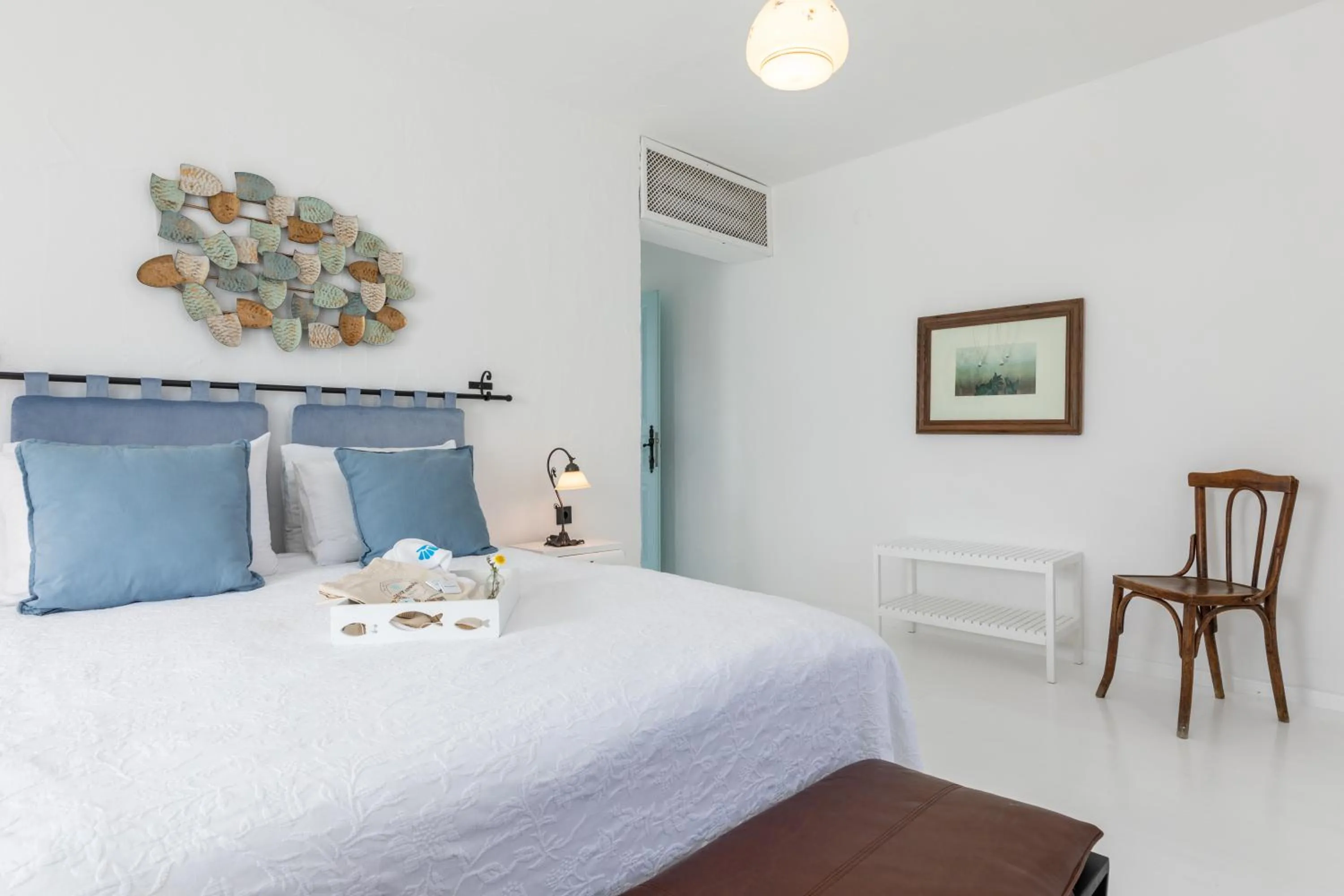 Bed in Deniz Kabugu Hotel