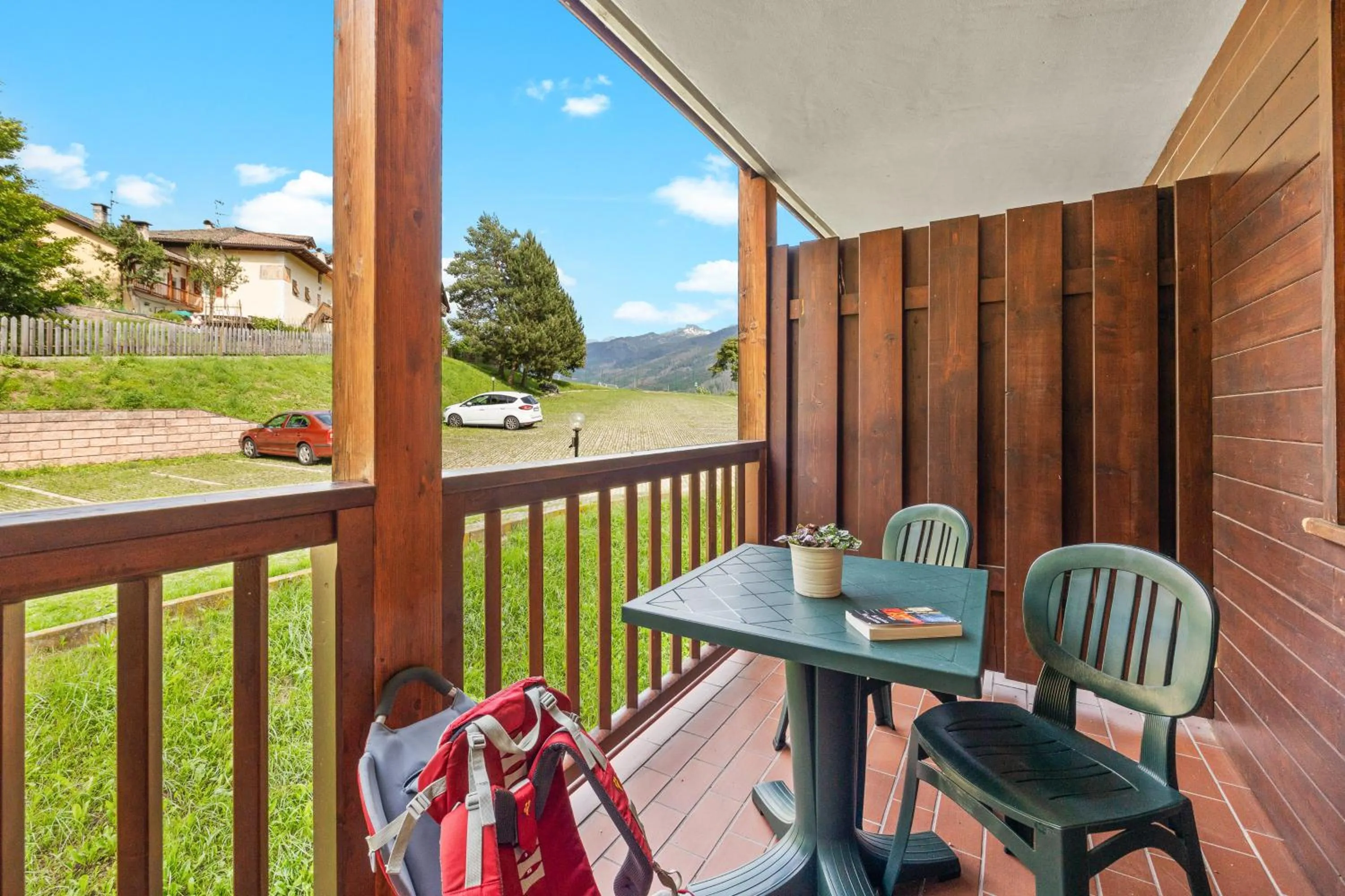 Balcony/Terrace in Aparthotel Des Alpes