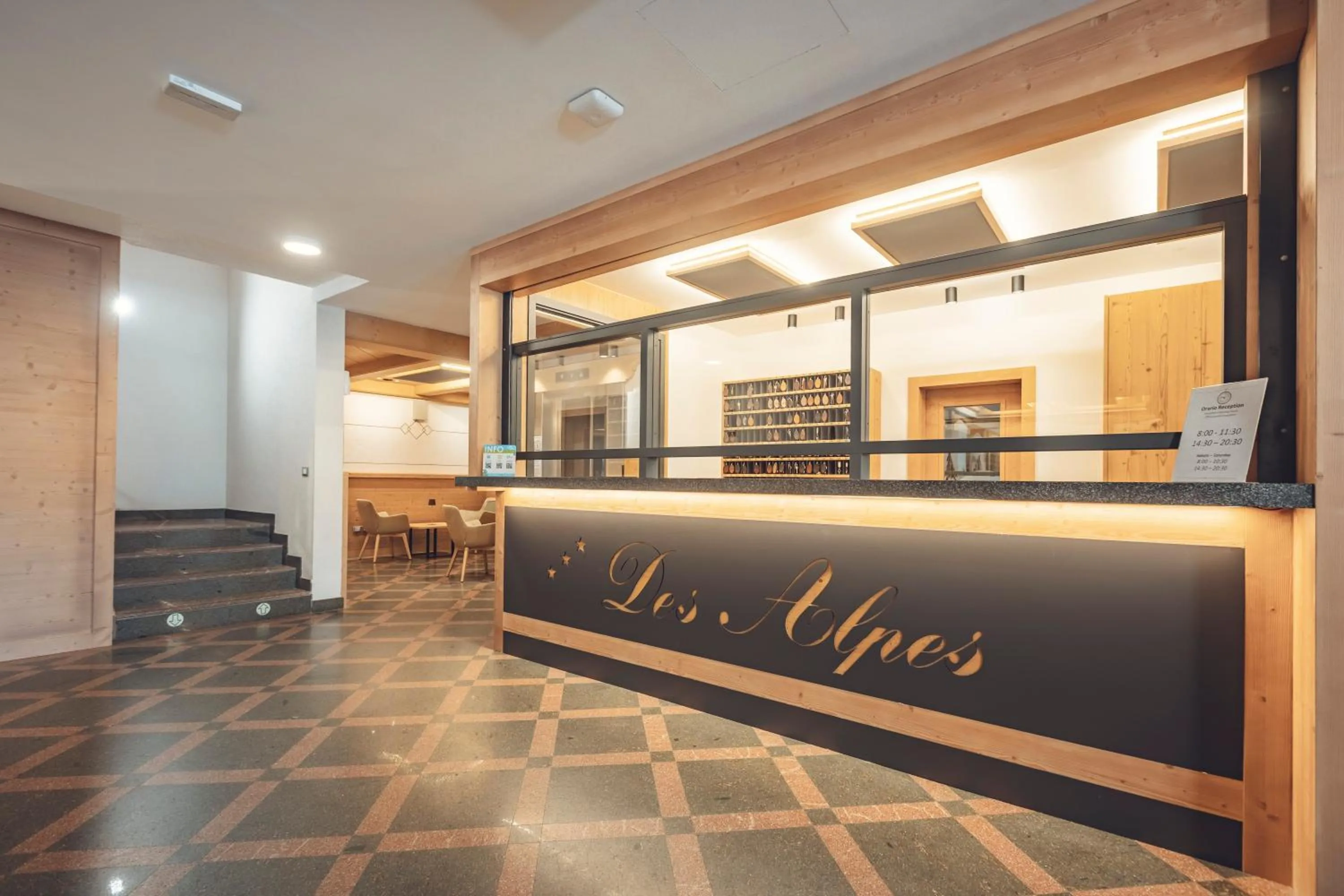 Lobby or reception in Aparthotel Des Alpes