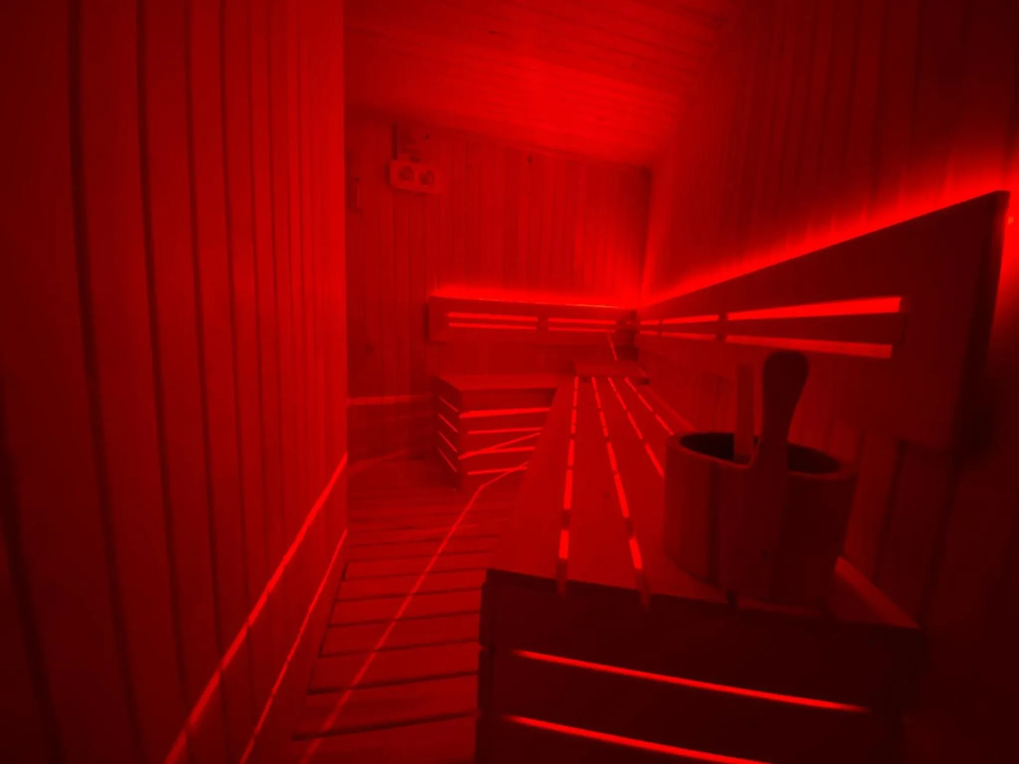 Sauna in La Casa Cave Hotel