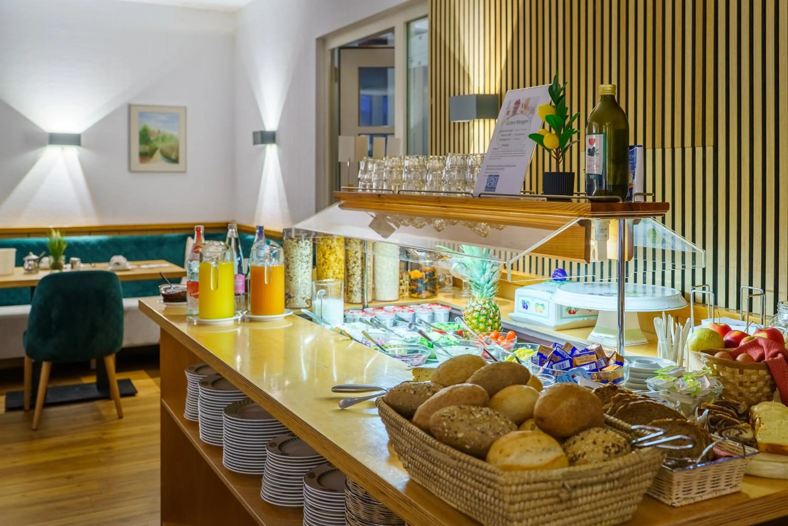 Buffet breakfast in Stadthotel Pfeffermühle