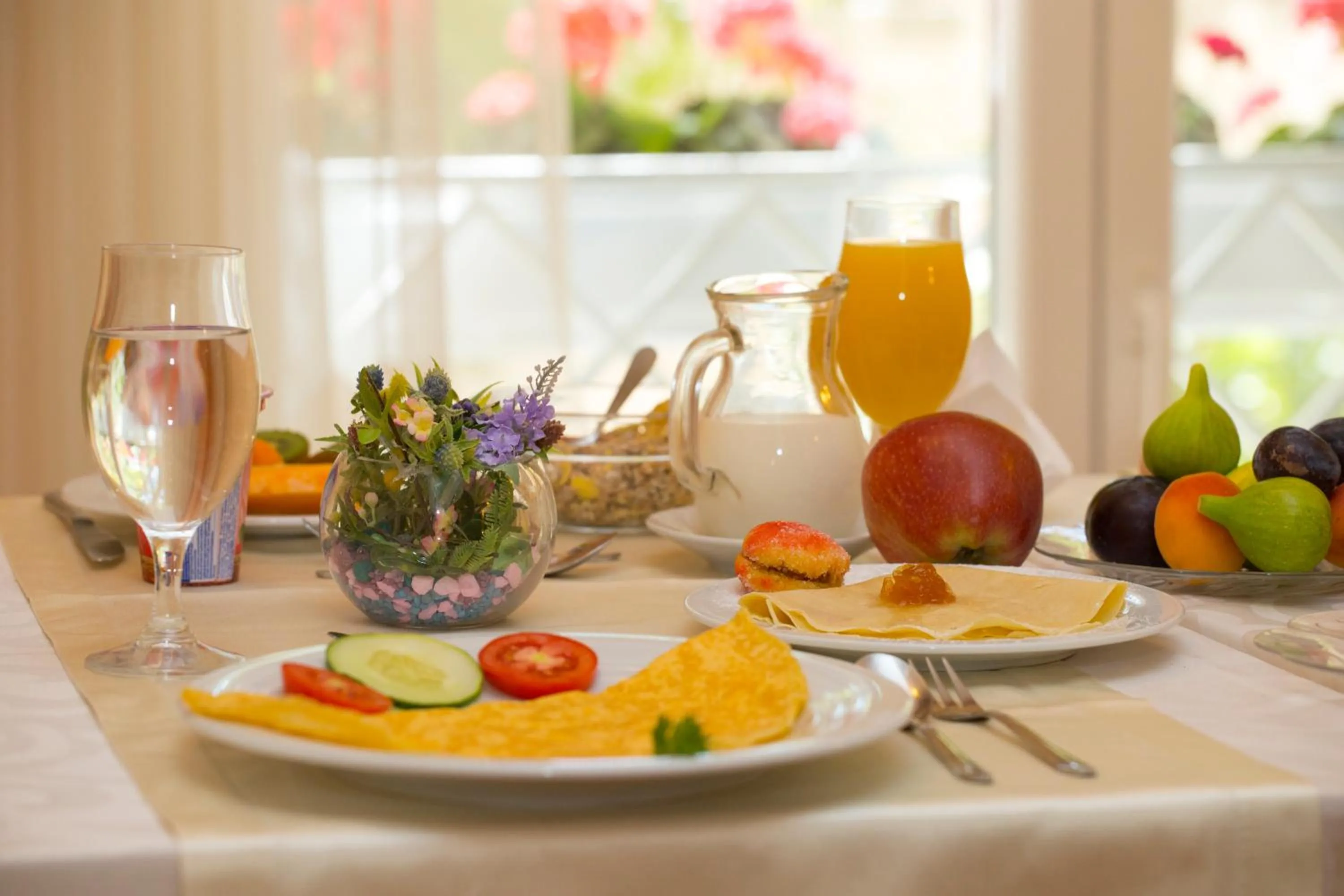 Food close-up in Royal Suites