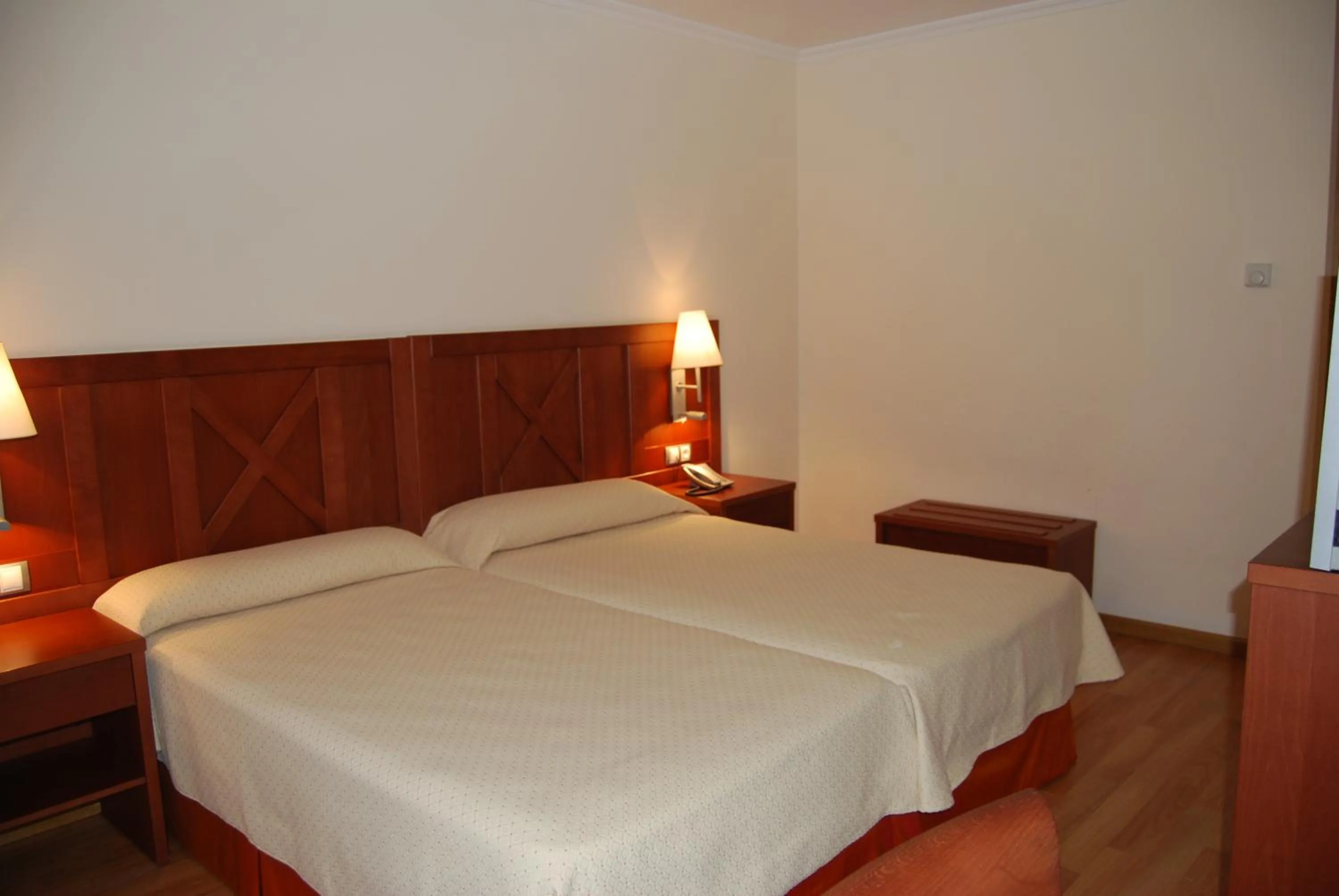 Bed in Hotel Meleiros