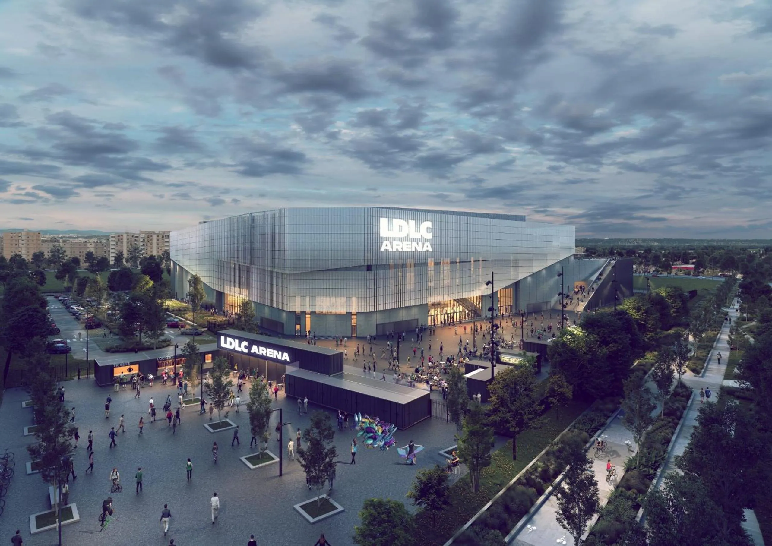 Day in Aka Lodge Lyon Eurexpo Arena Stadium