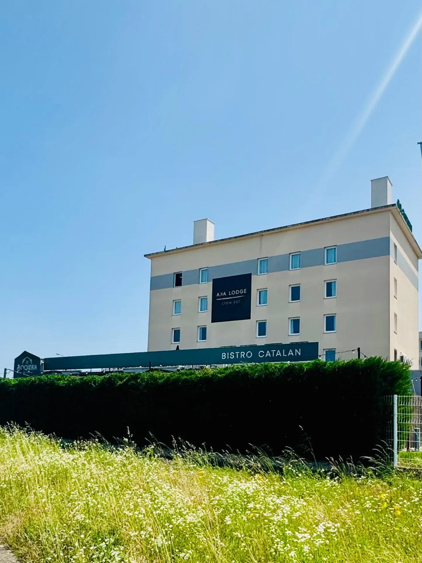 Facade/entrance in Aka Lodge Lyon Eurexpo Arena Stadium