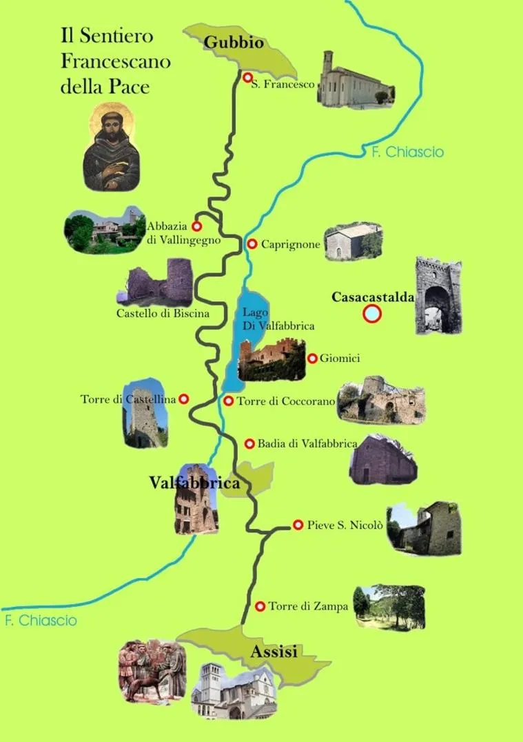 Hiking in Casalotto Francescano