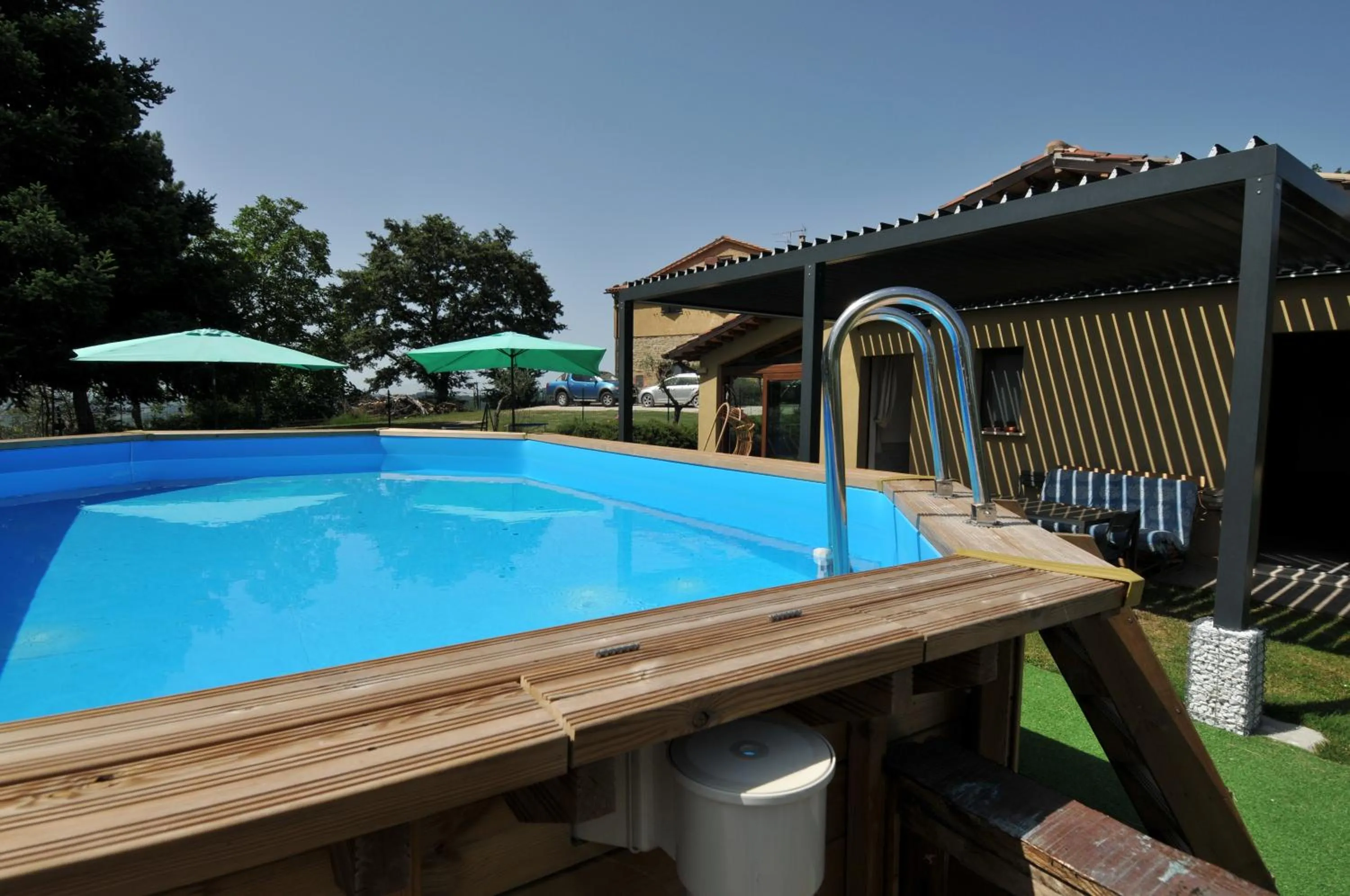 Pool view in Casalotto Francescano