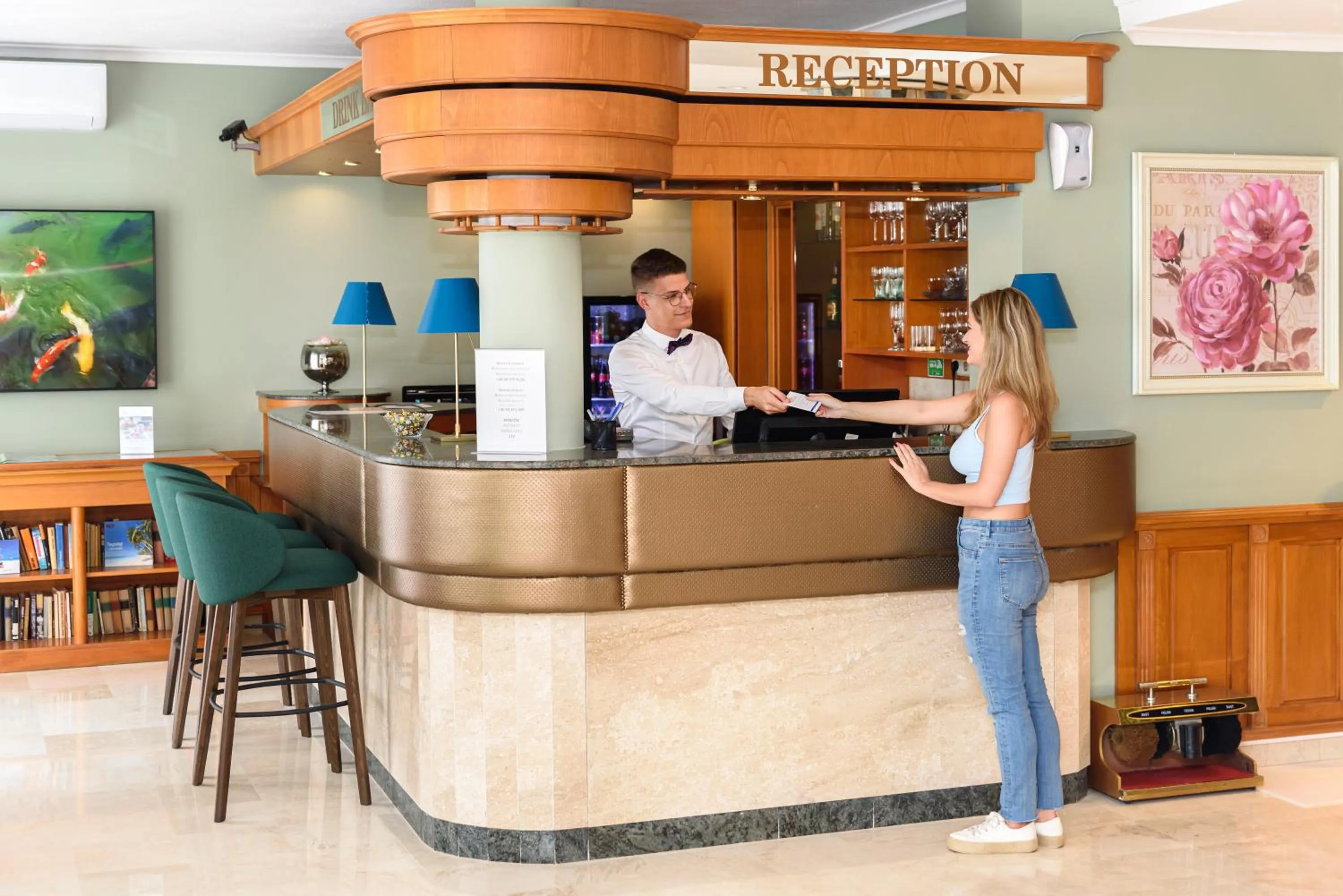 Lobby or reception in Holiday Club Apartman Hotel