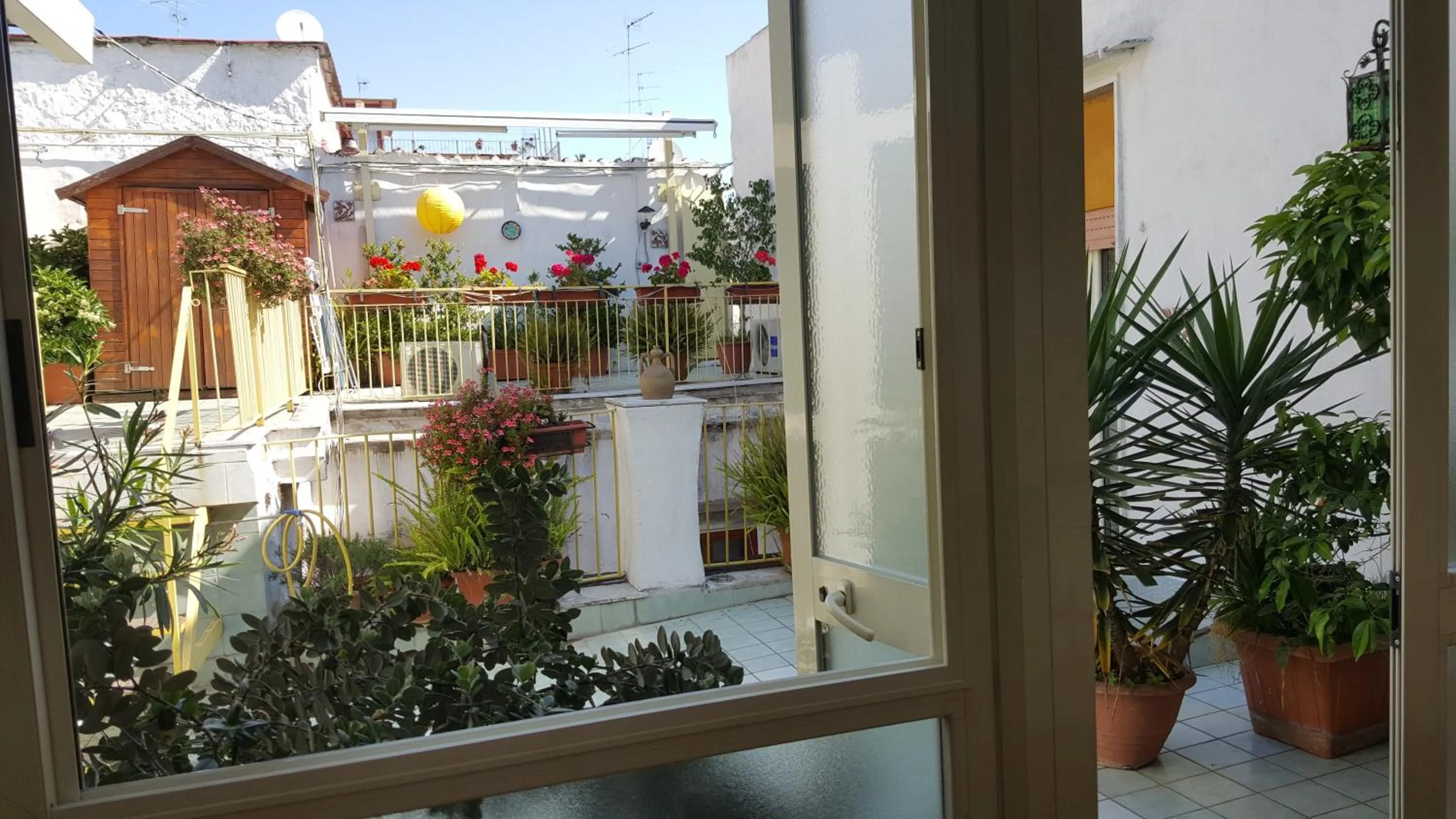 Garden view in B&B Soriano44