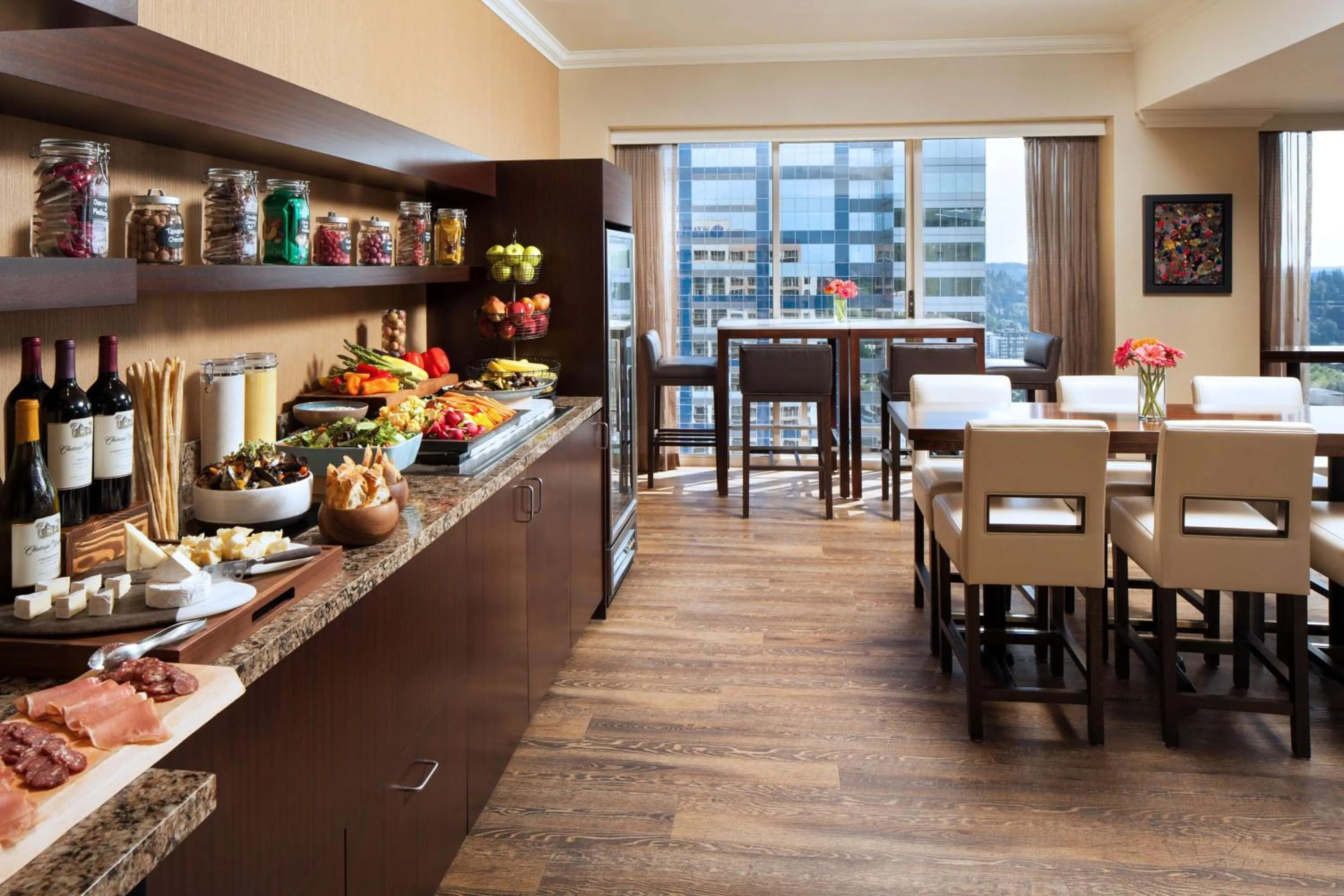 On site in Hyatt Regency Bellevue