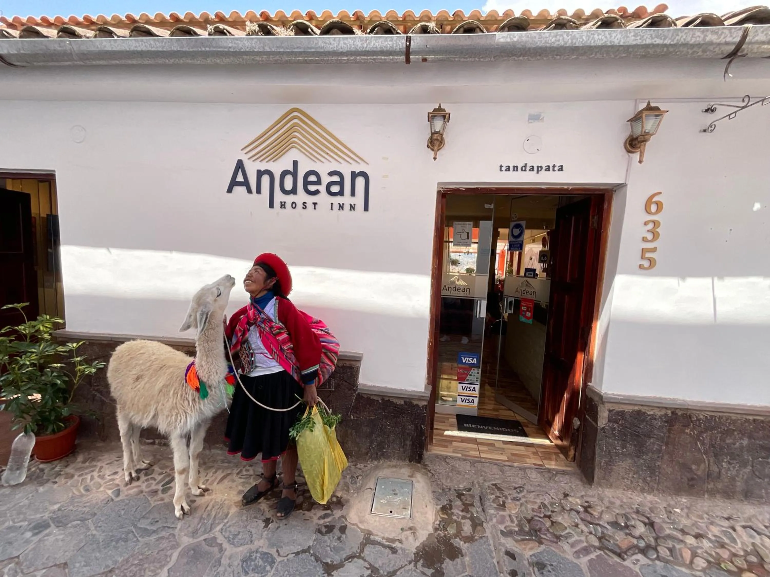 Property building in Hotel Andean Host Inn