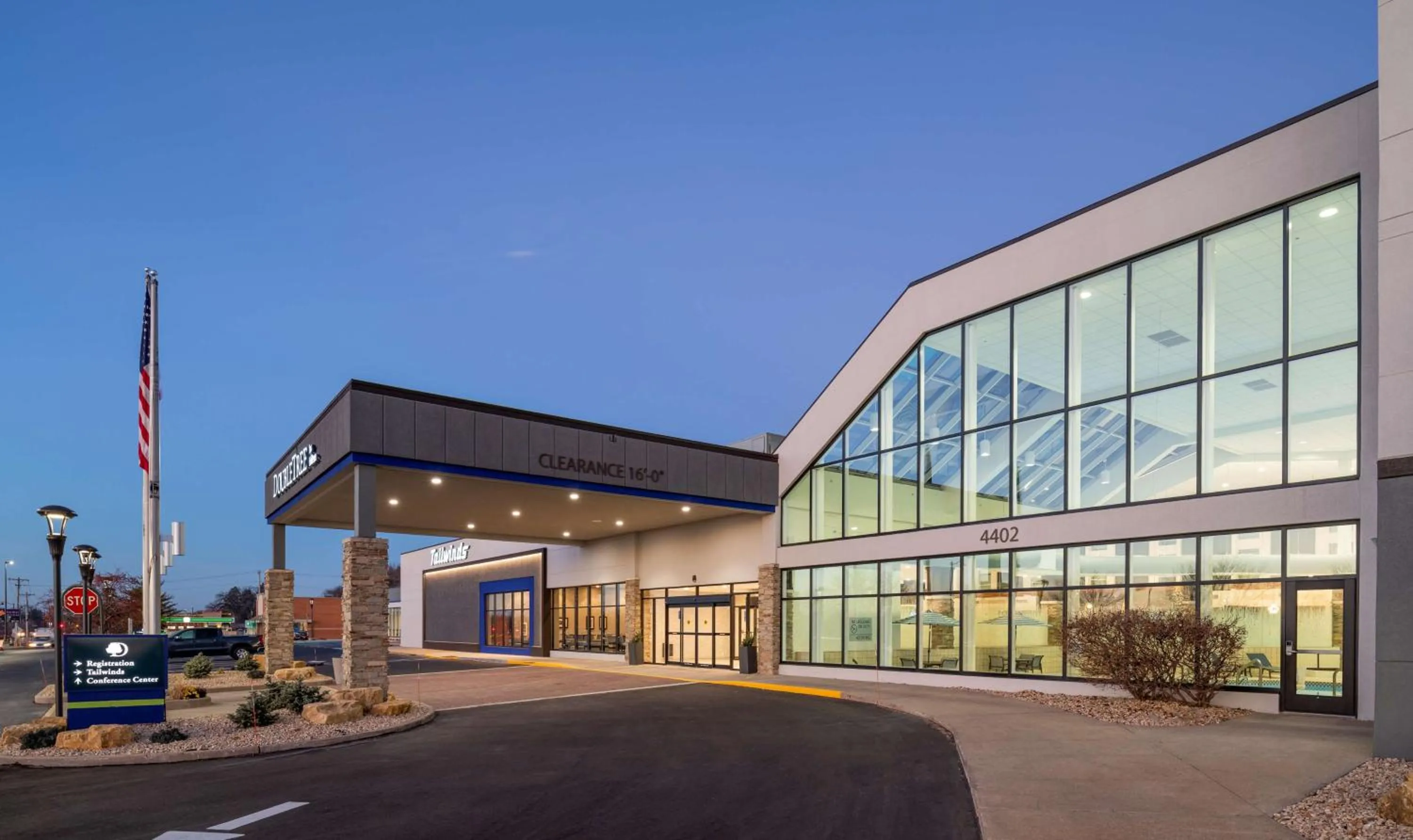 Property building in Doubletree By Hilton Madison East