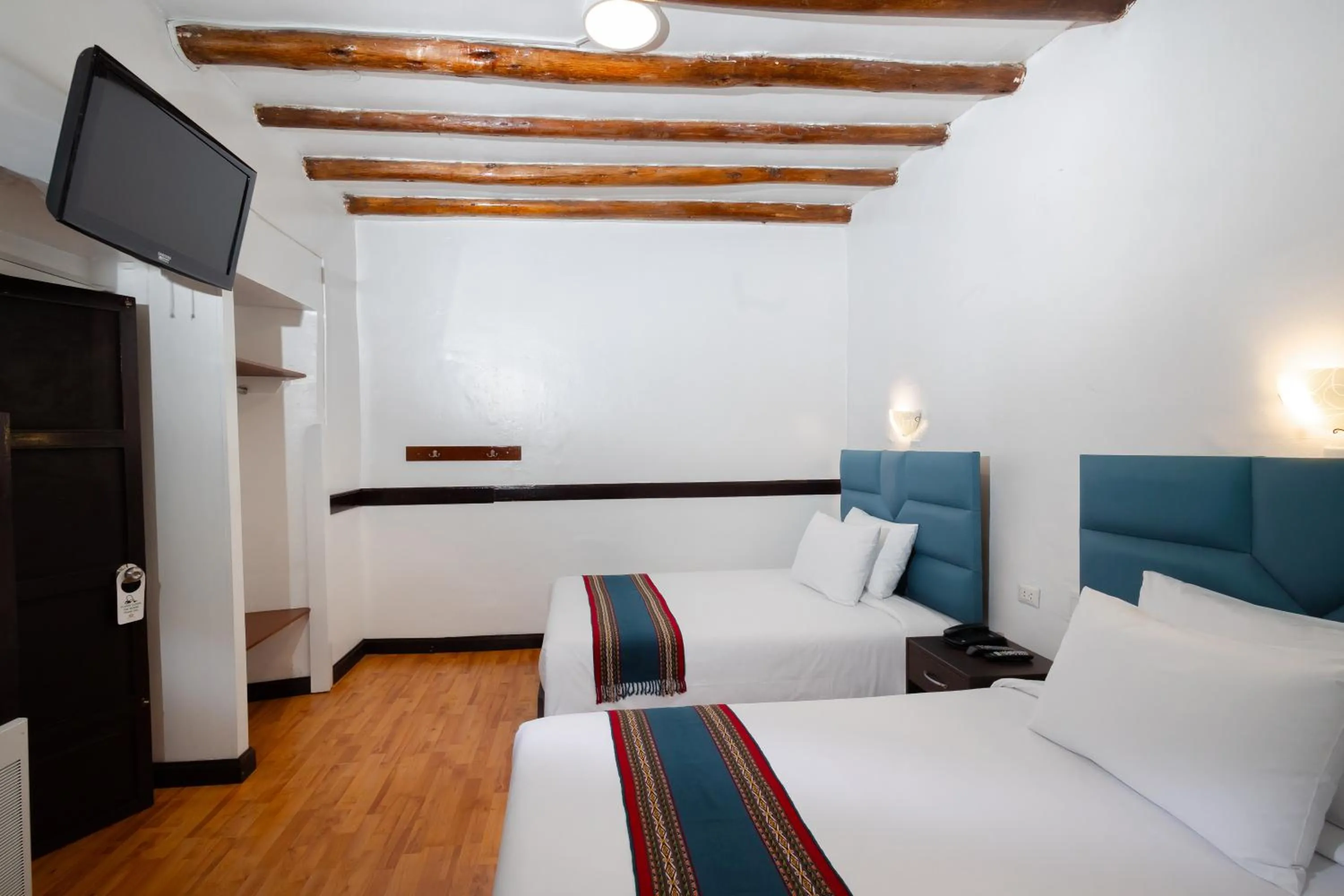 TV and multimedia, Bed in Hotel Hacienda Cusco Plaza