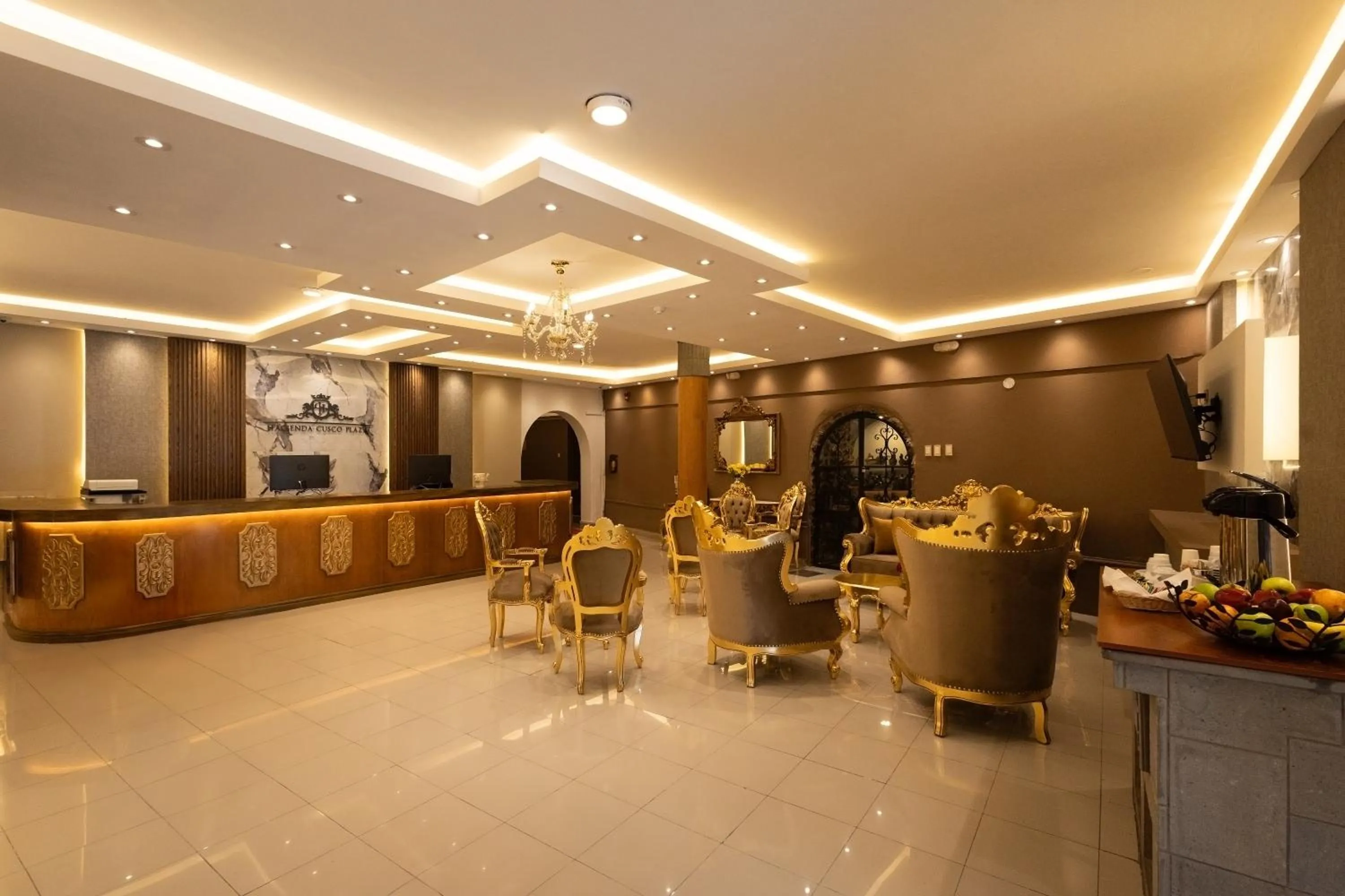 Living room in Hotel Hacienda Cusco Plaza