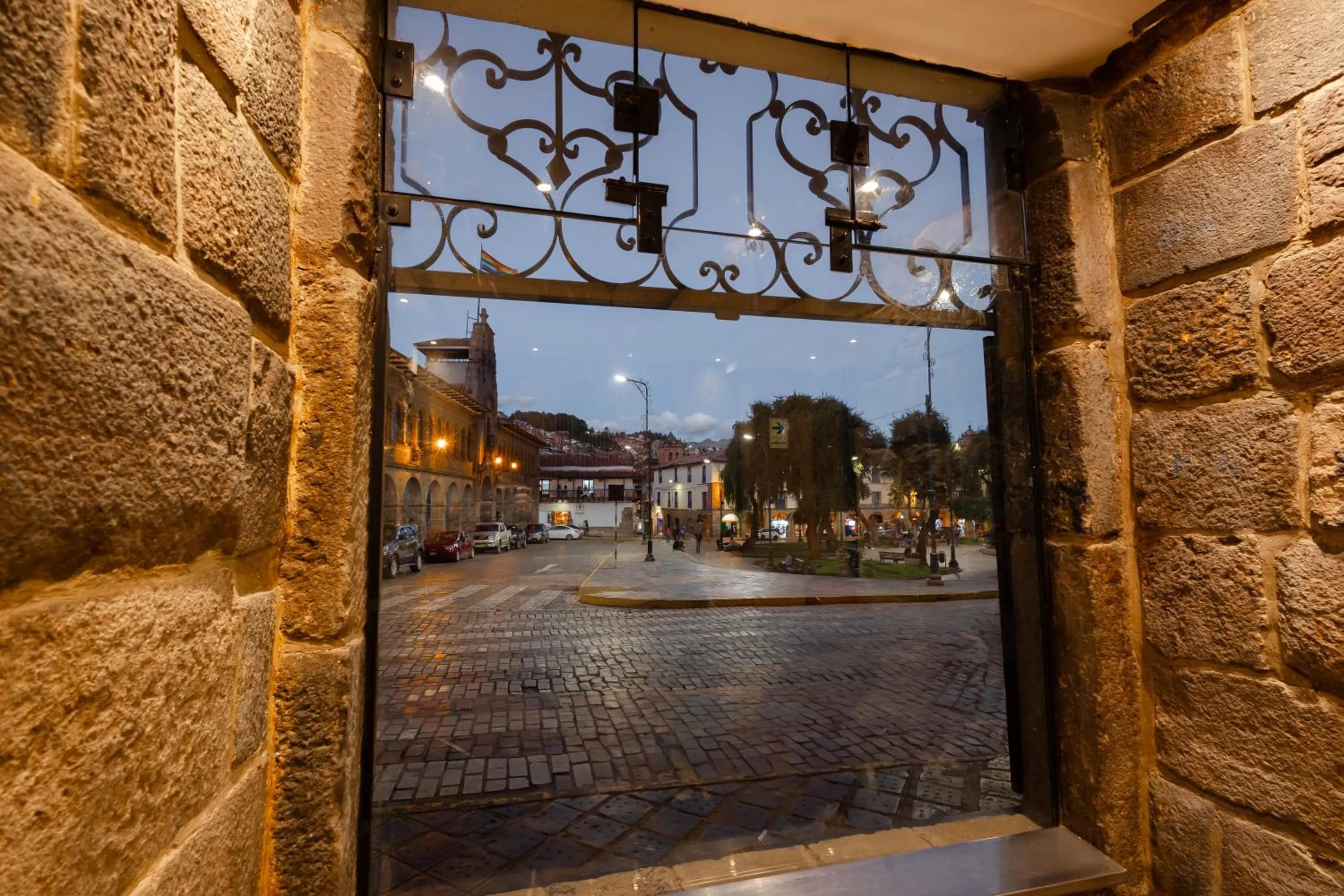 View (from property/room) in Hotel Hacienda Cusco Plaza