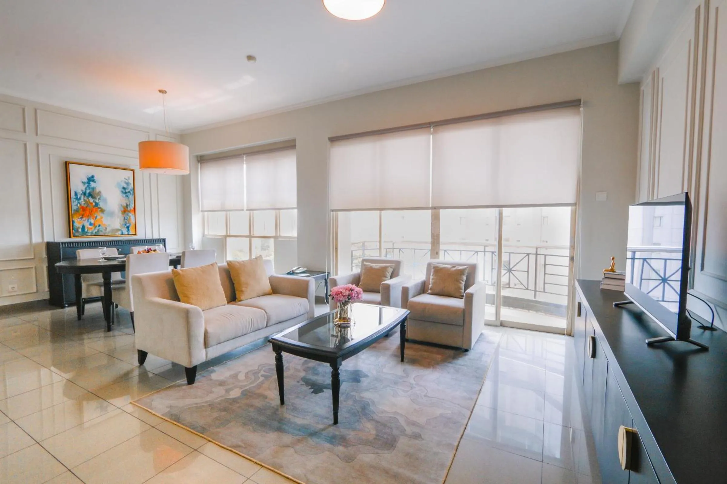 Living room in Java Paragon Hotel & Residences