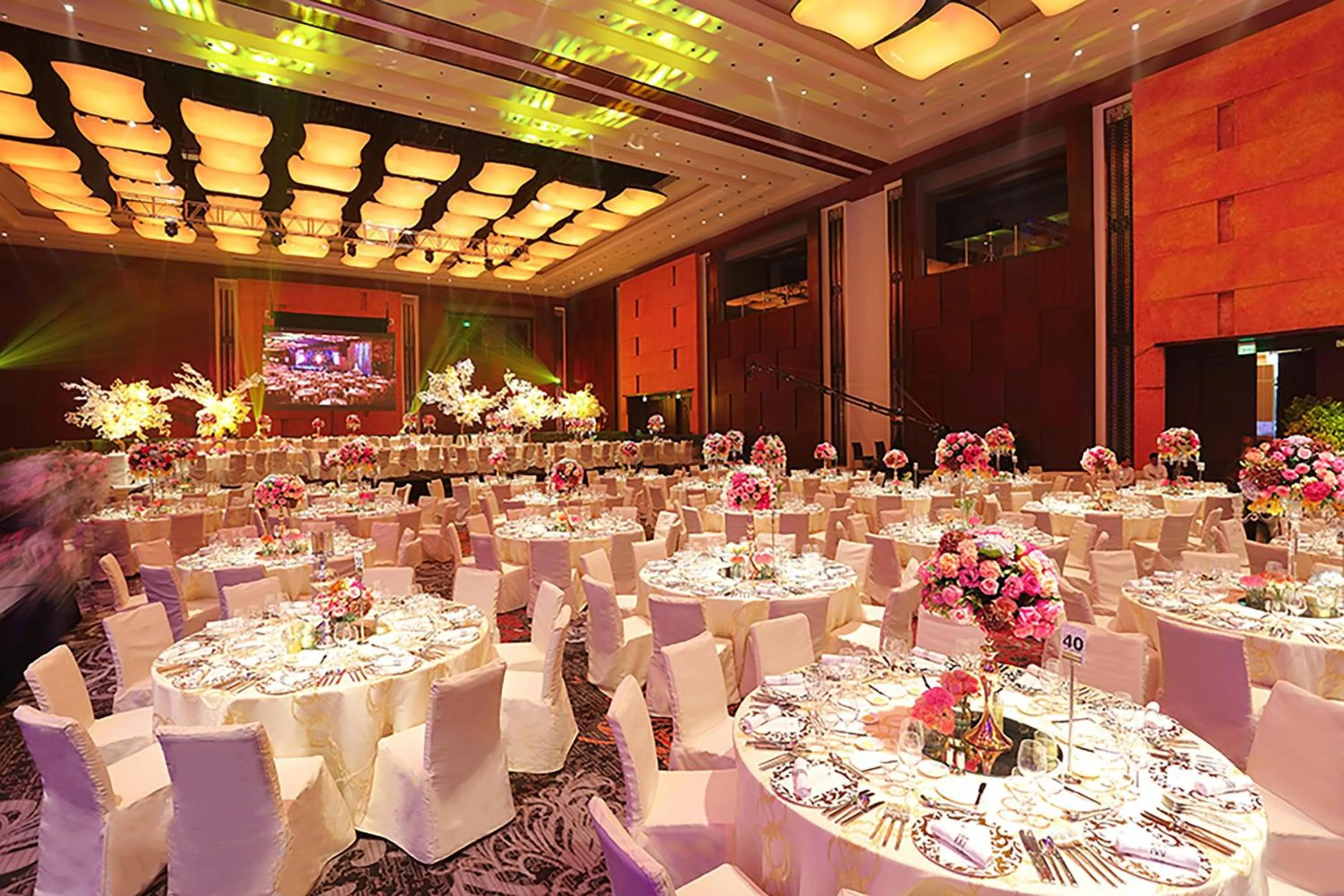Lobby or reception in Manila Marriott Hotel at Newport World Resorts