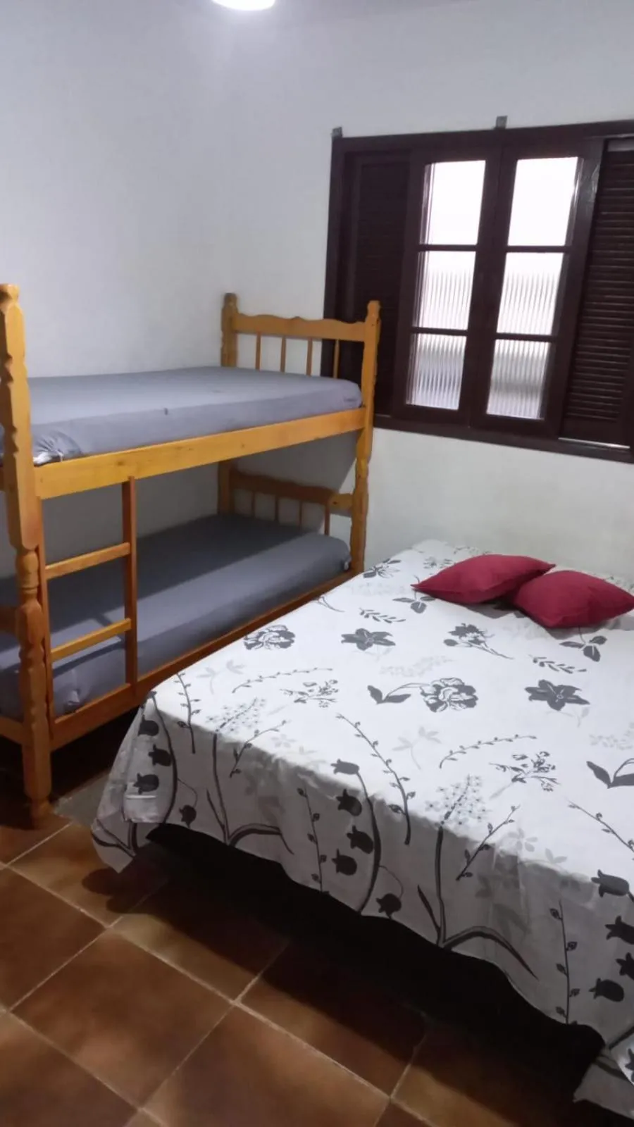 Bed in Pousada Chalés Vereda do Sol
