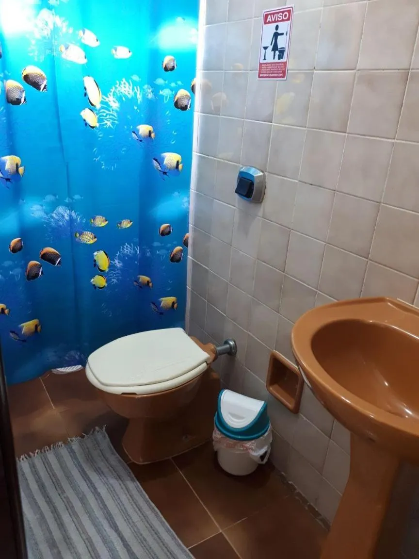Bathroom in Pousada Chalés Vereda do Sol