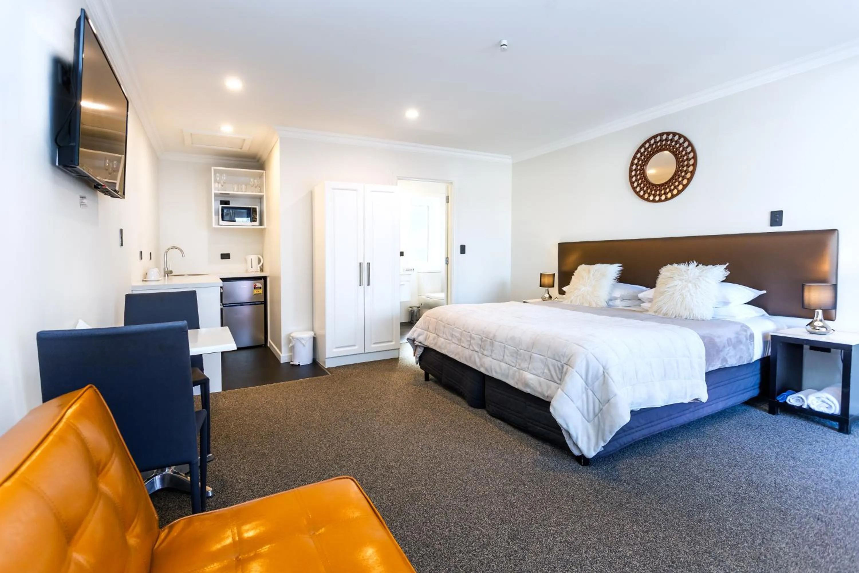 Bed in Superior Dunedin Apartments