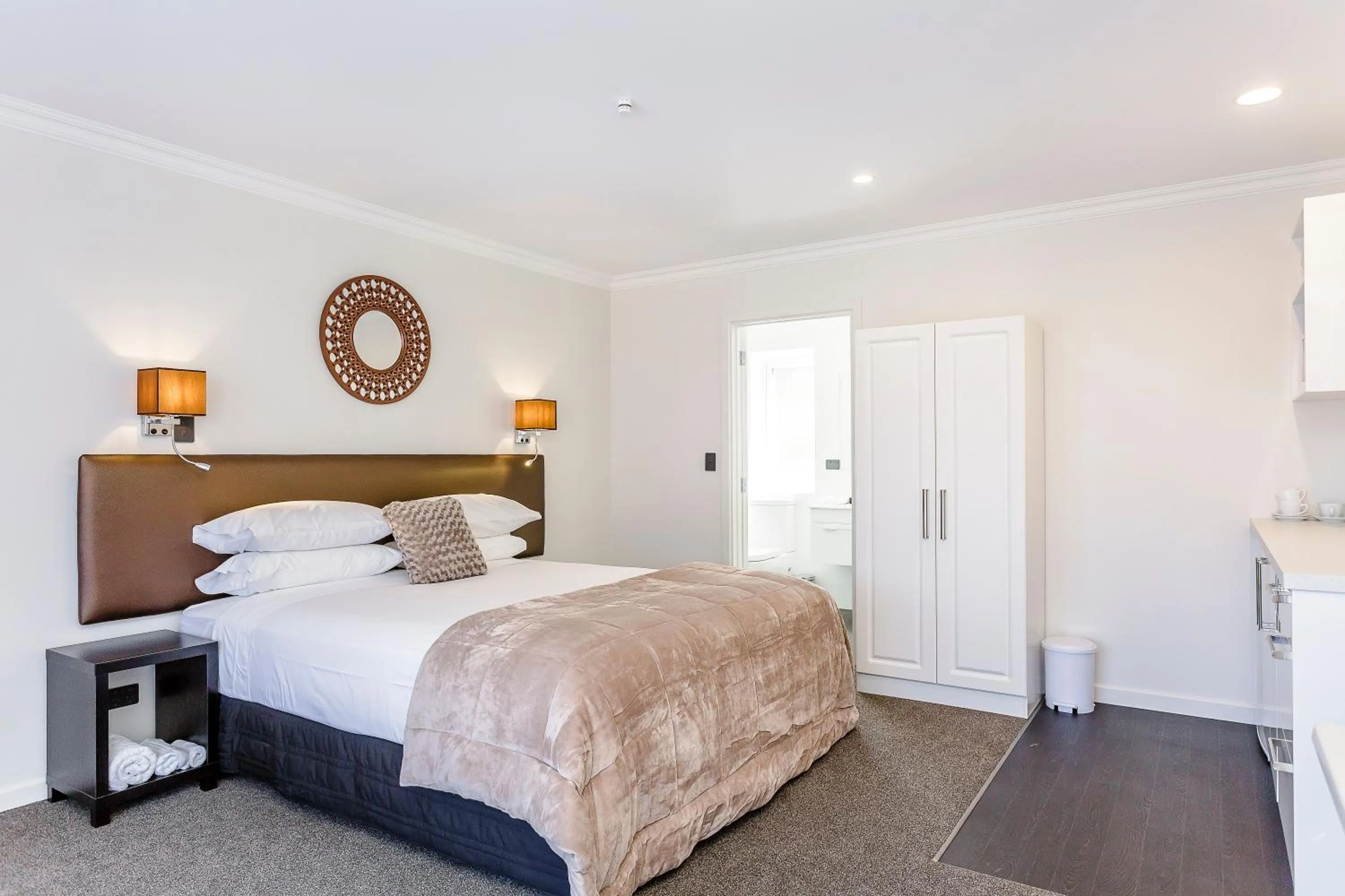 Bed in Superior Dunedin Apartments