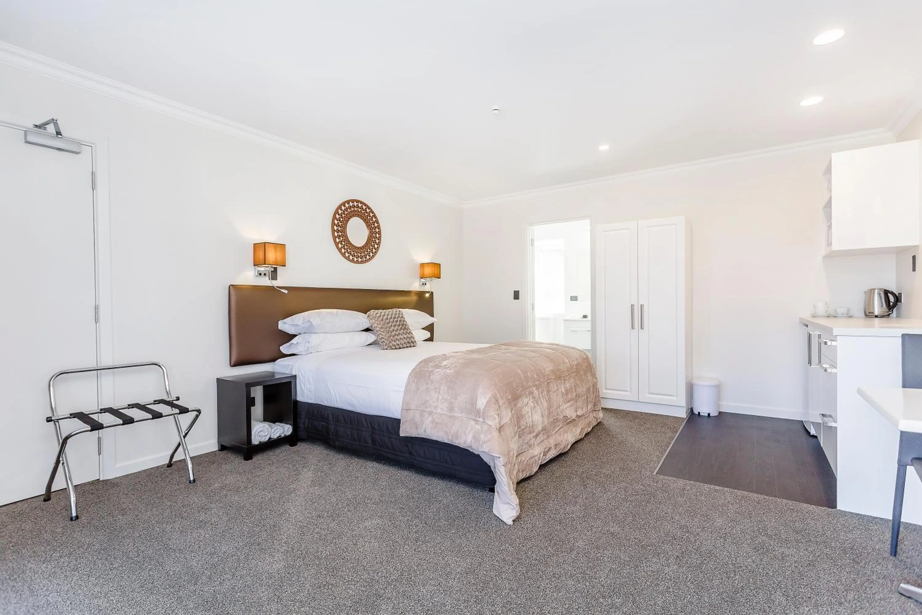 Bed in Superior Dunedin Apartments