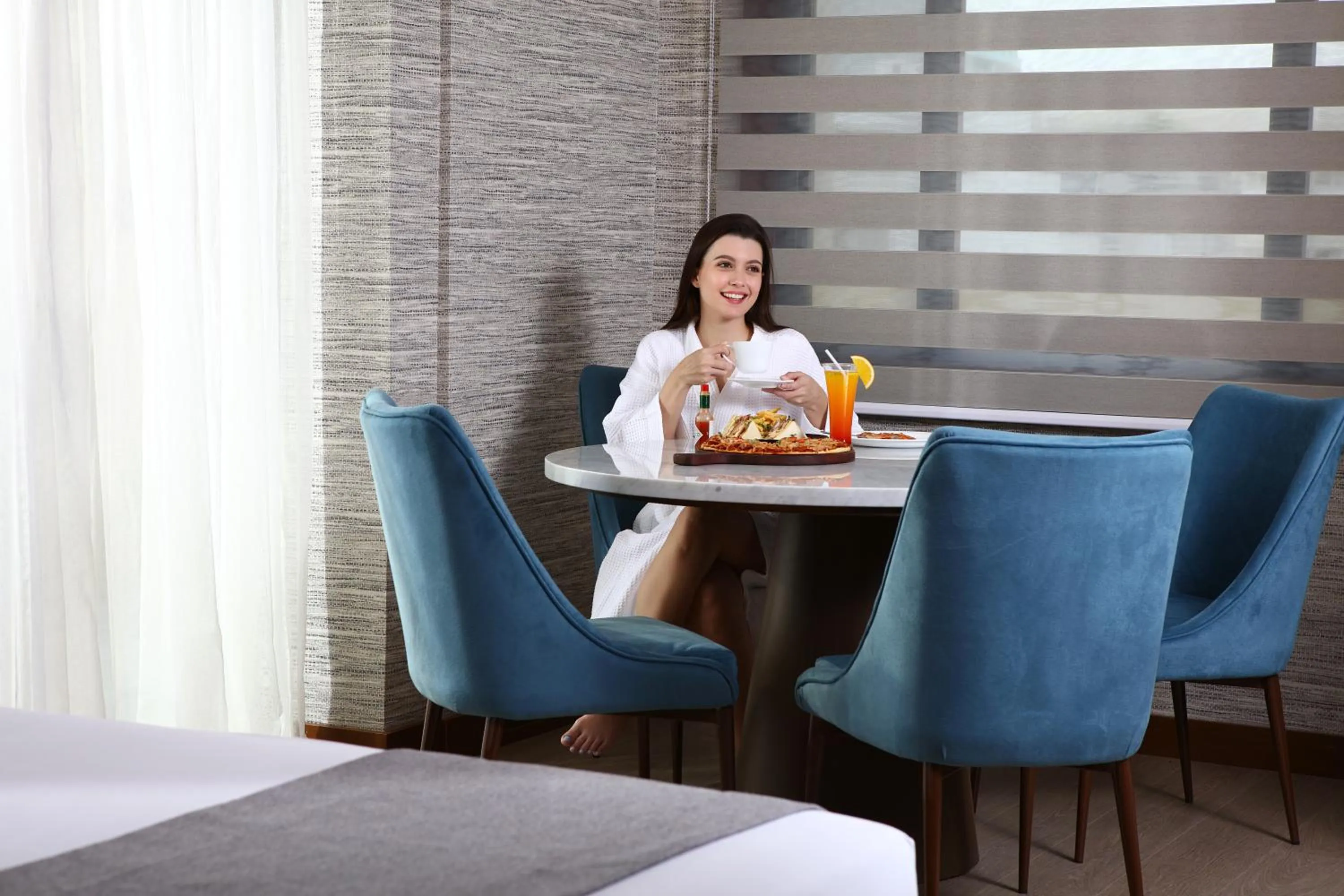 Dining area in City Garden Suites Manila