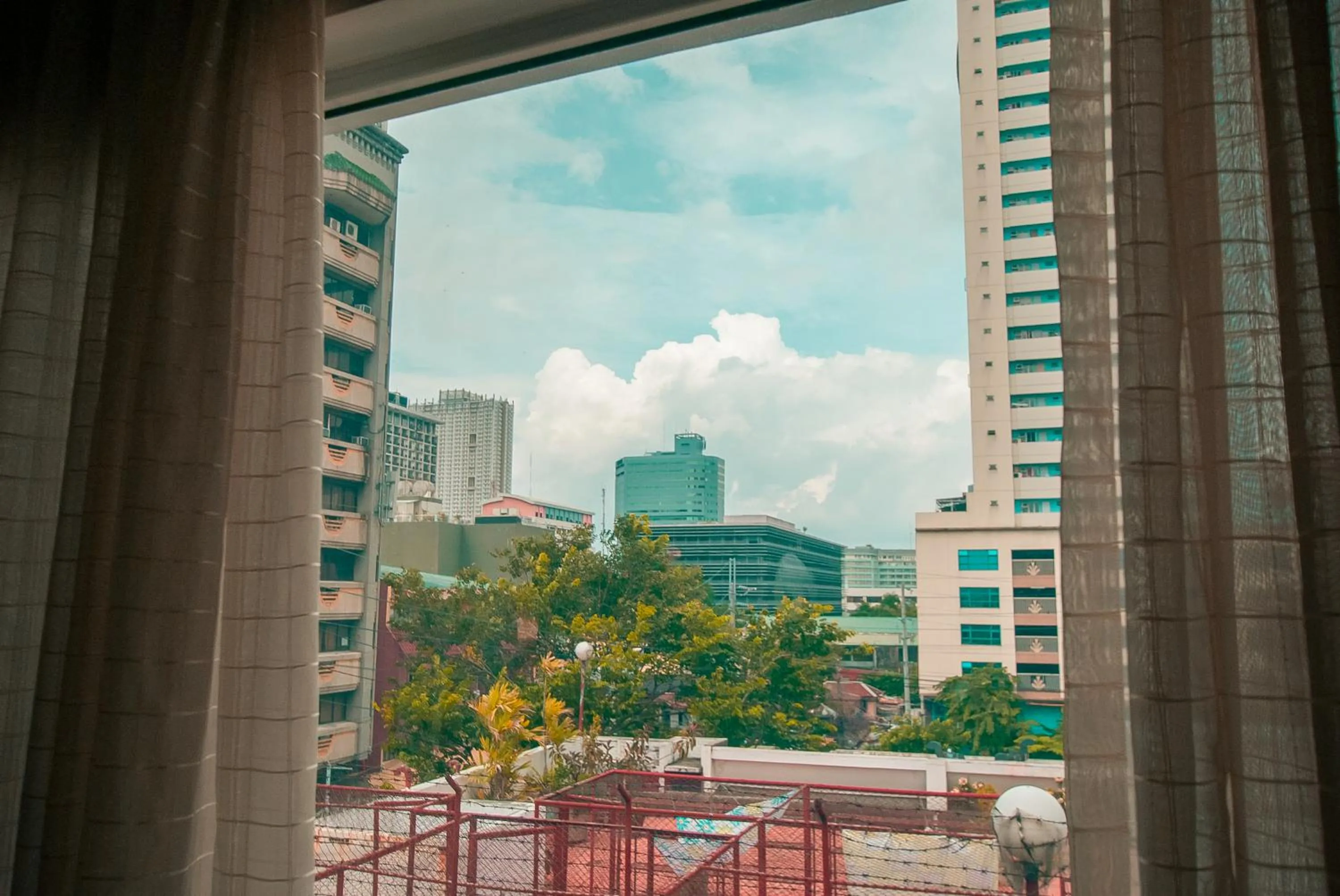City view in City Garden Suites Manila