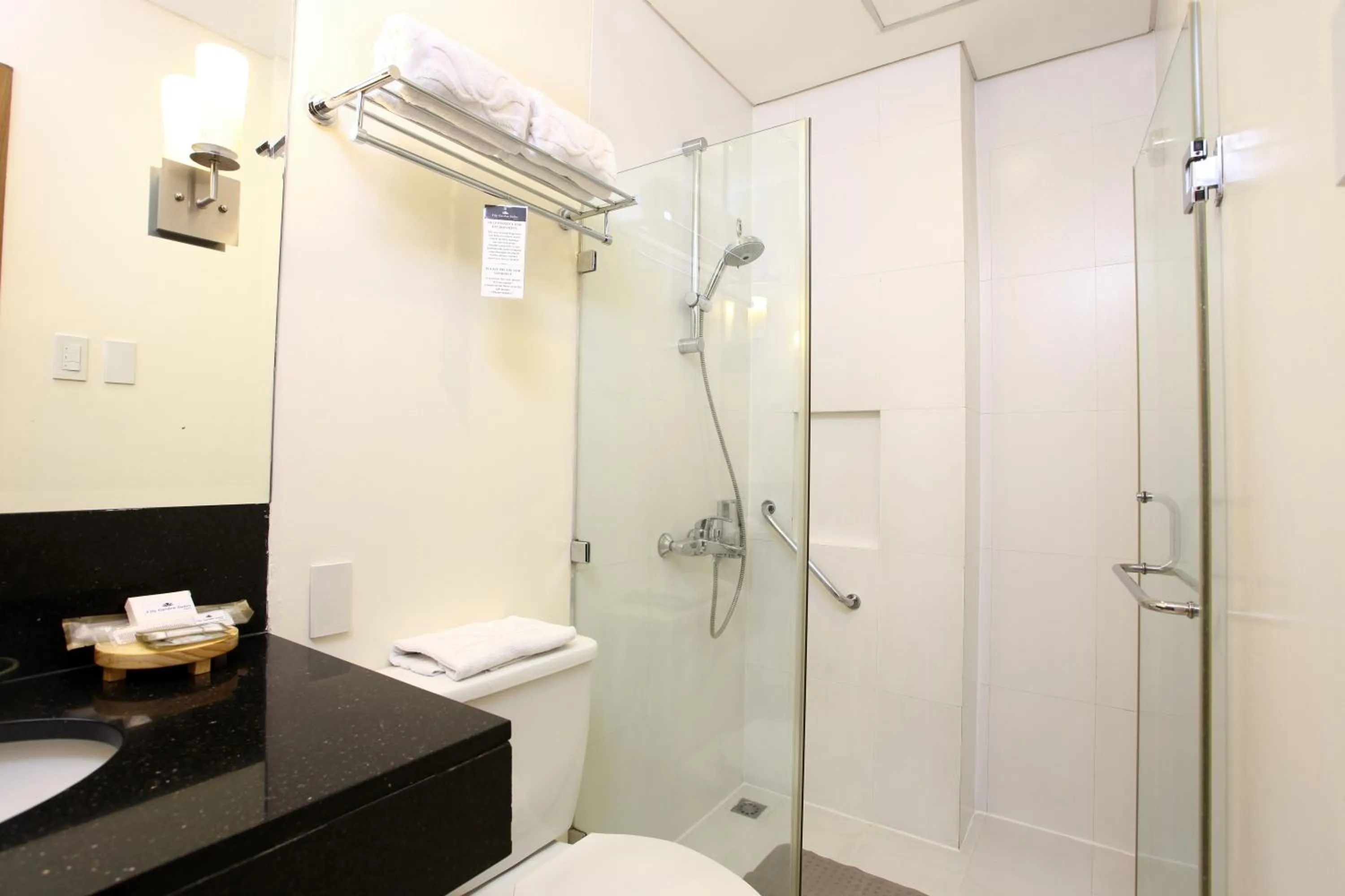 Bathroom in City Garden Suites Manila