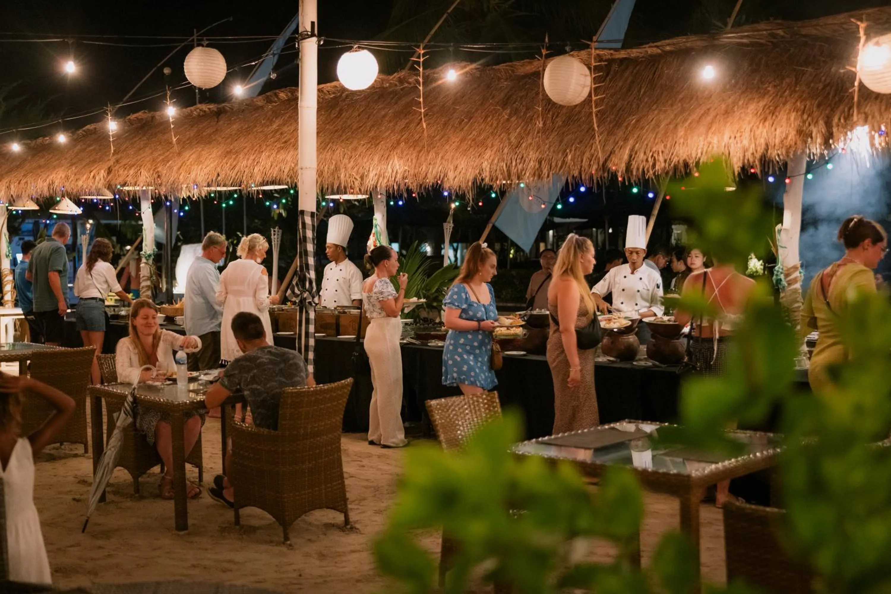 Dining area in Vila Ombak