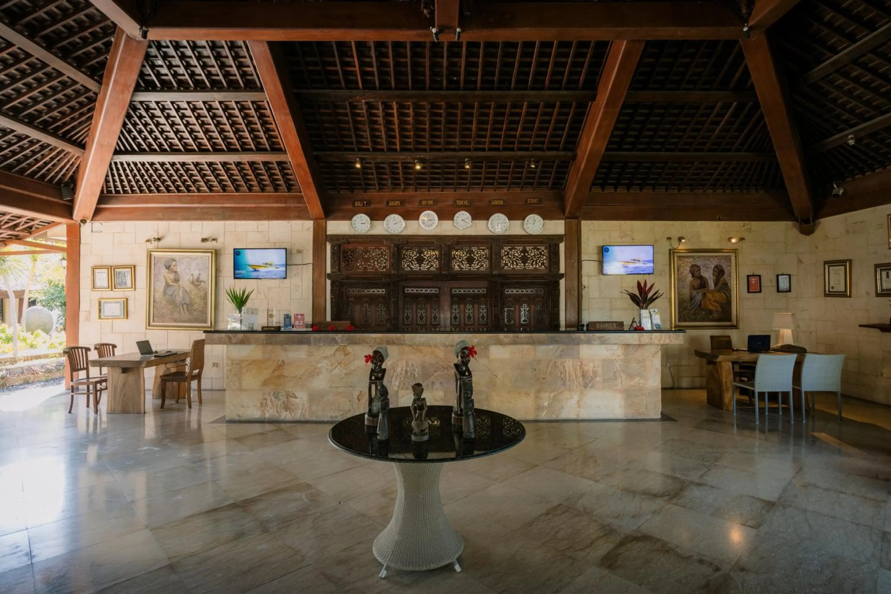 Lobby or reception in Vila Ombak