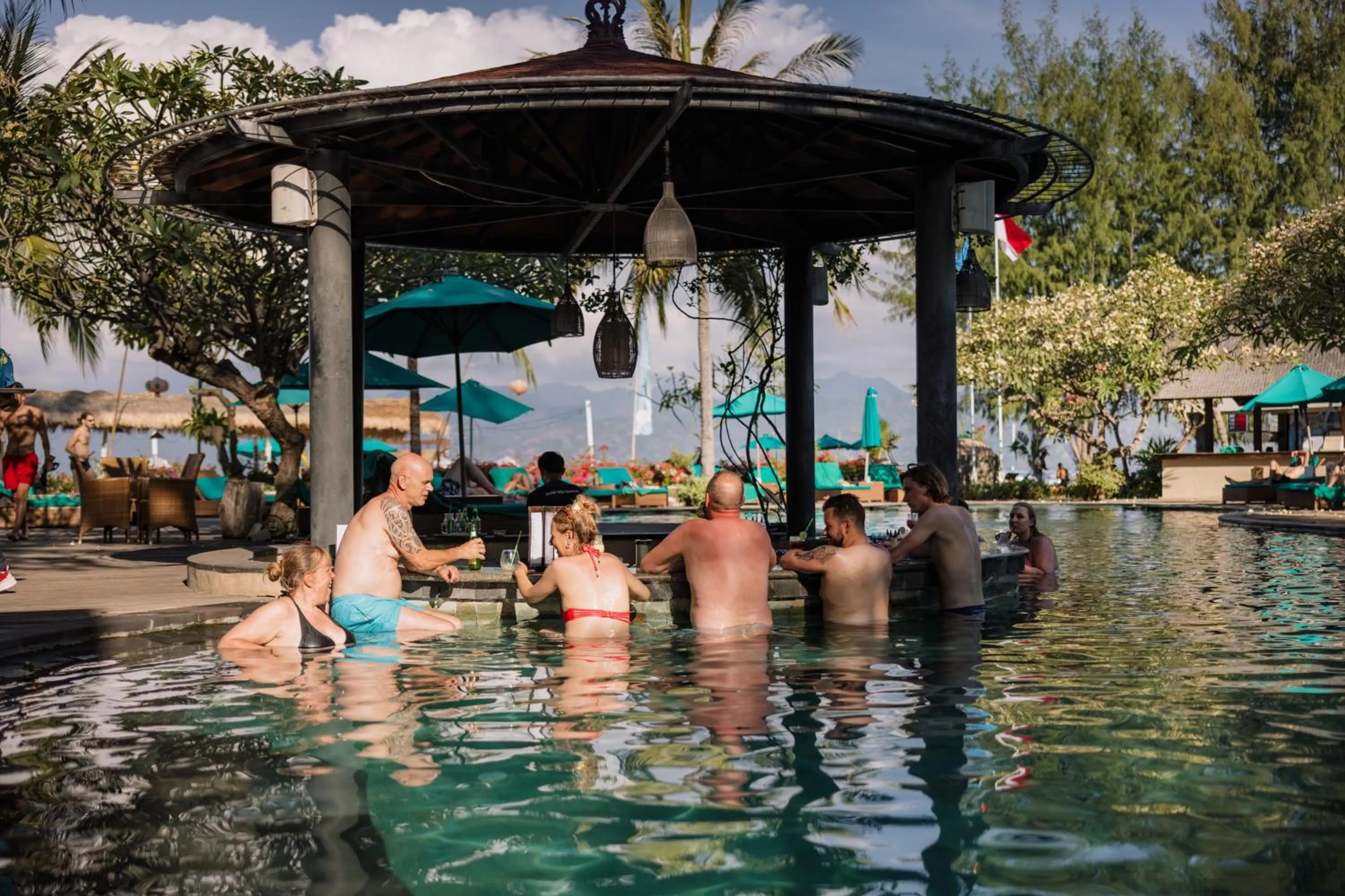 Pool view in Vila Ombak