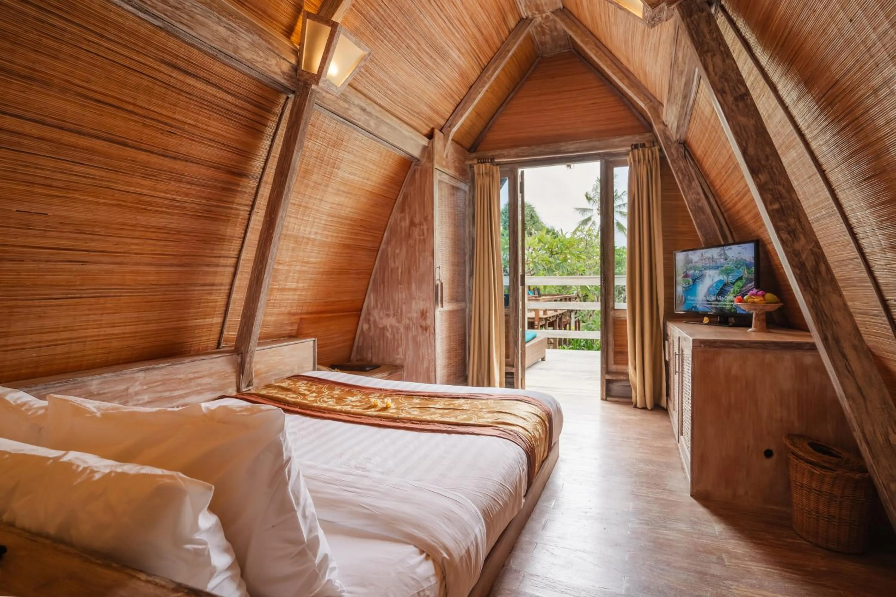 Bedroom, Bed in Vila Ombak