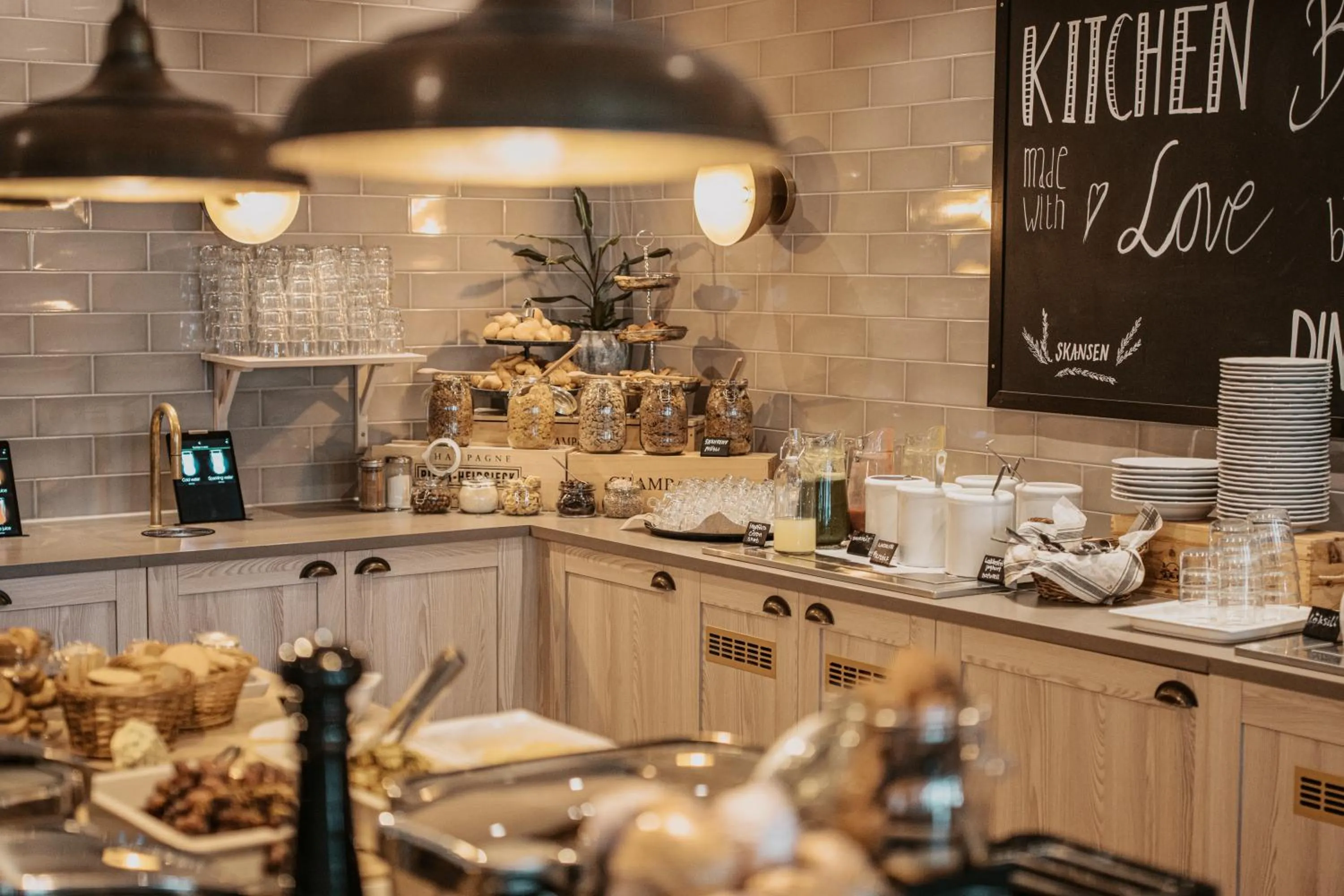 Breakfast in Hotel Skansen