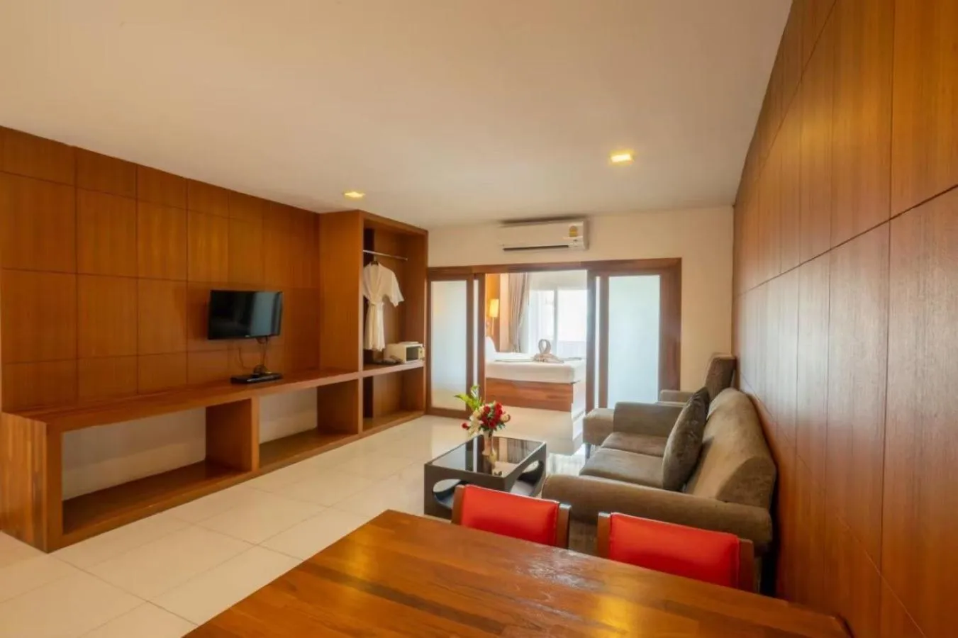 Living room in Baywalk Residence Pattaya
