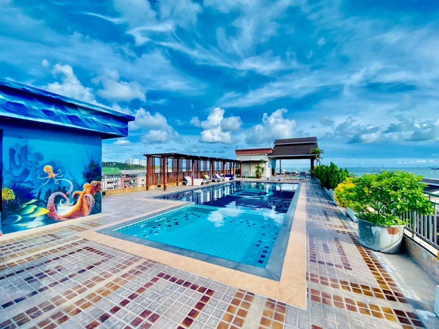 Swimming pool in Baywalk Residence Pattaya