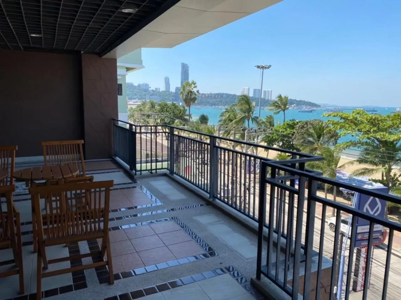 Balcony/Terrace in Baywalk Residence Pattaya