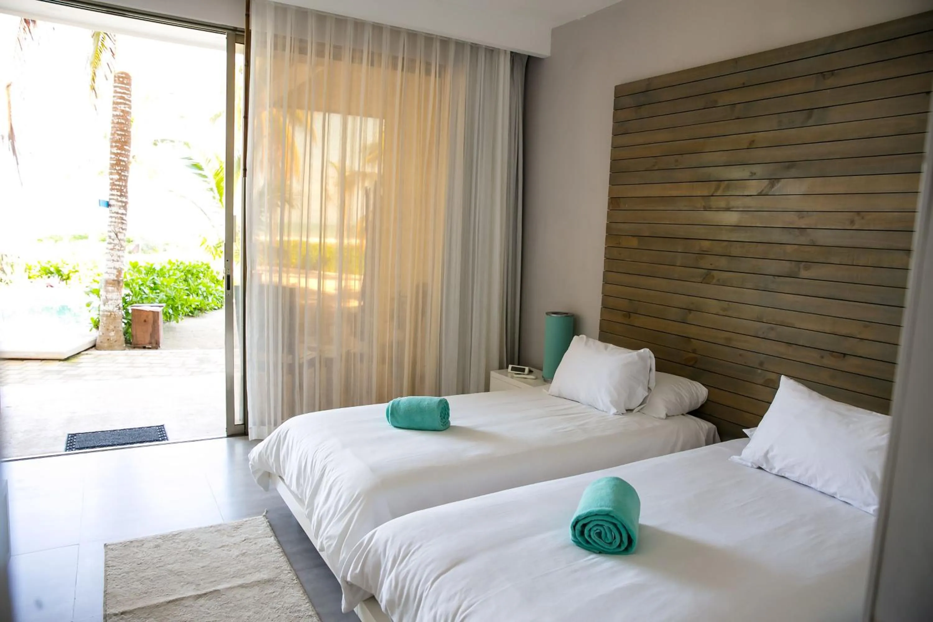 Bed in Hotel La Casa Cielo solo adultos