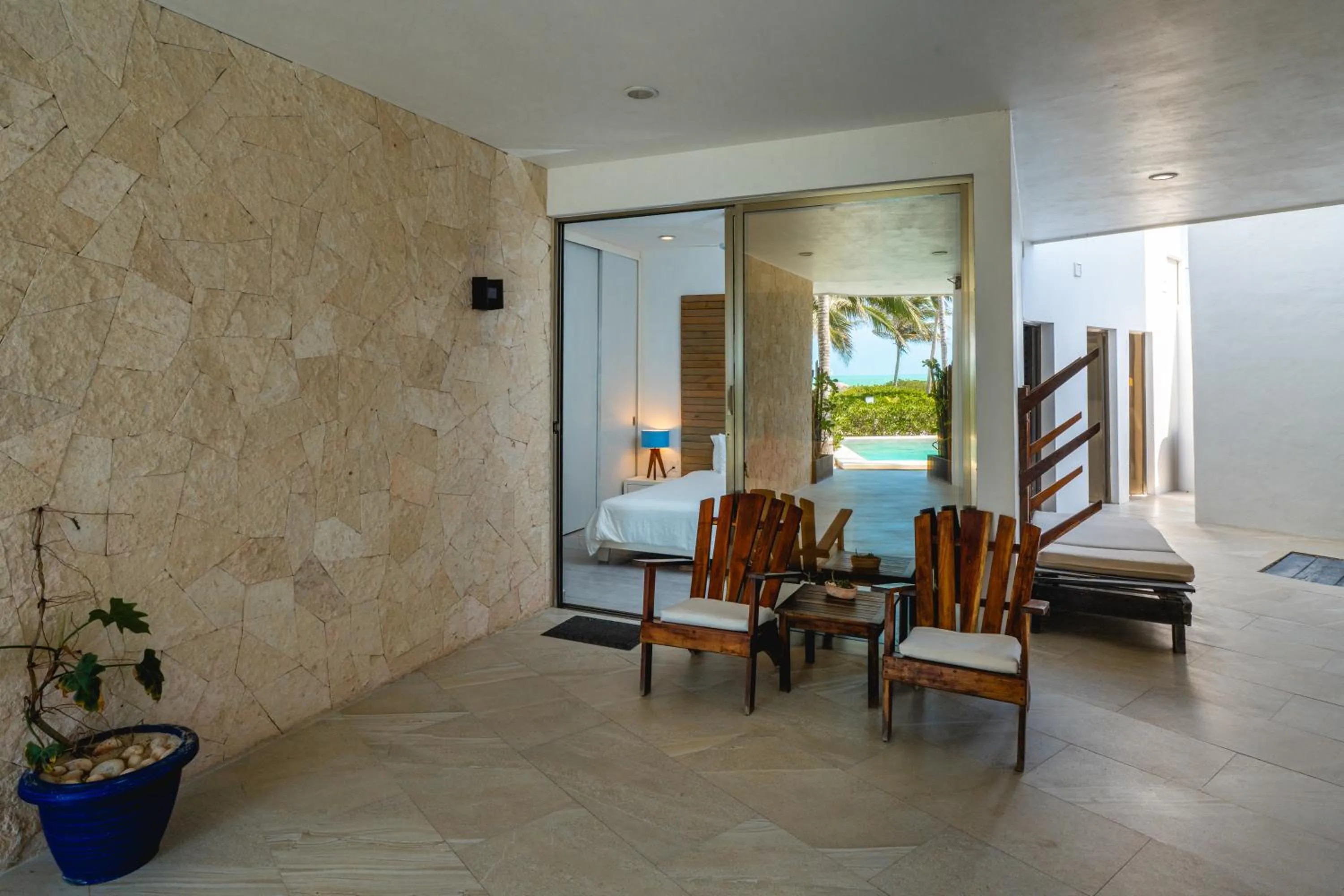 Seating area in Hotel La Casa Cielo solo adultos