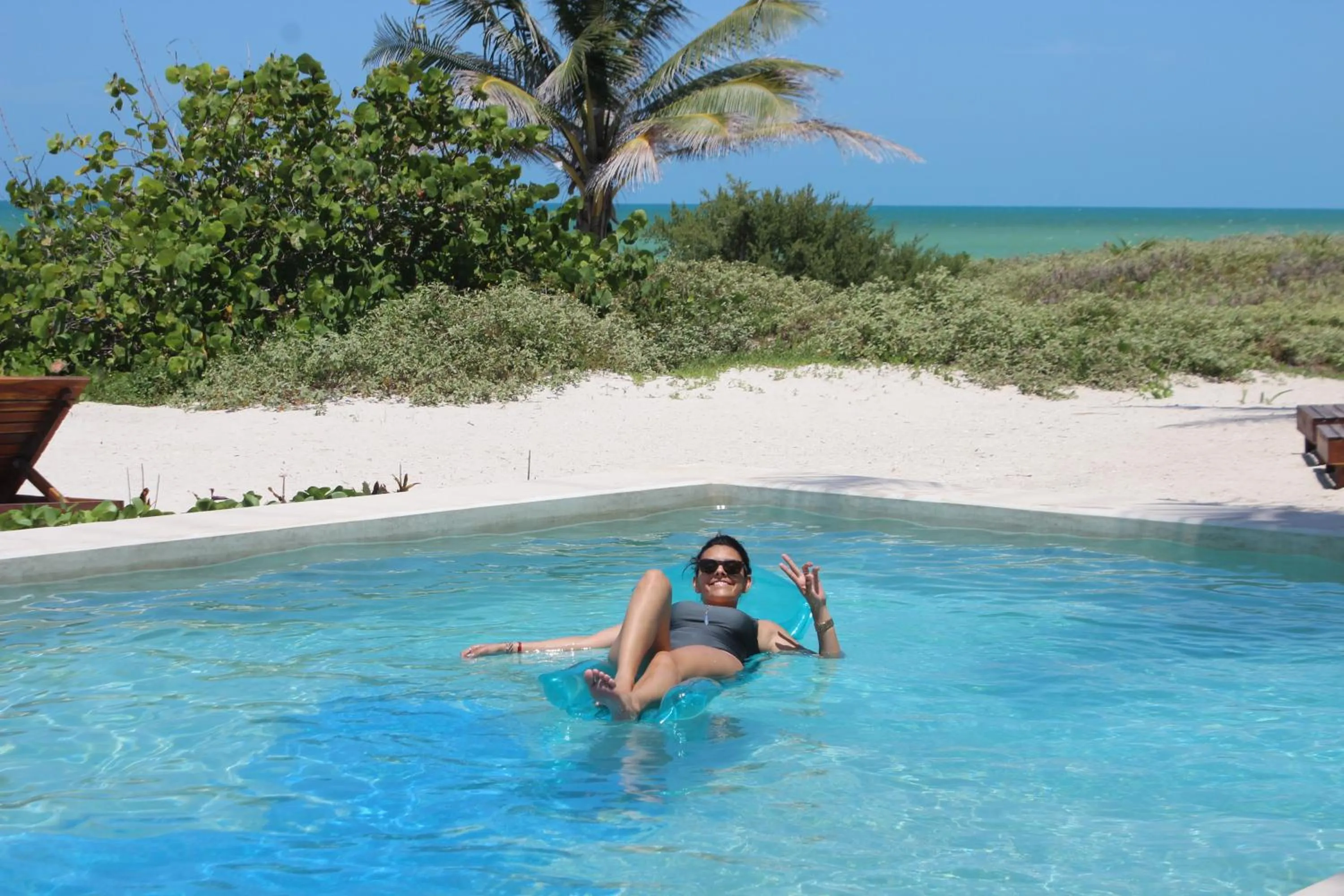 Swimming pool in Hotel La Casa Cielo solo adultos