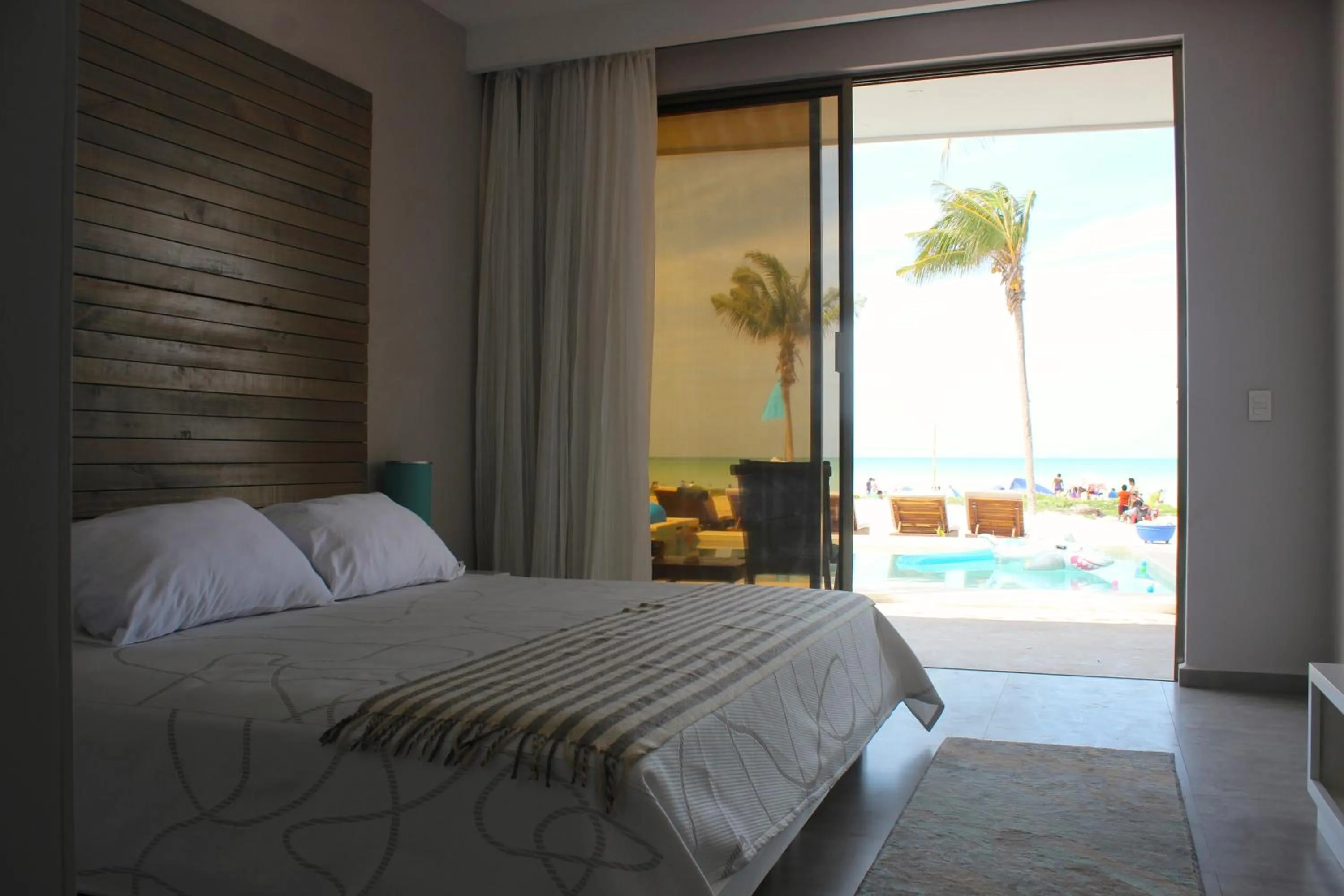 Bed in Hotel La Casa Cielo solo adultos