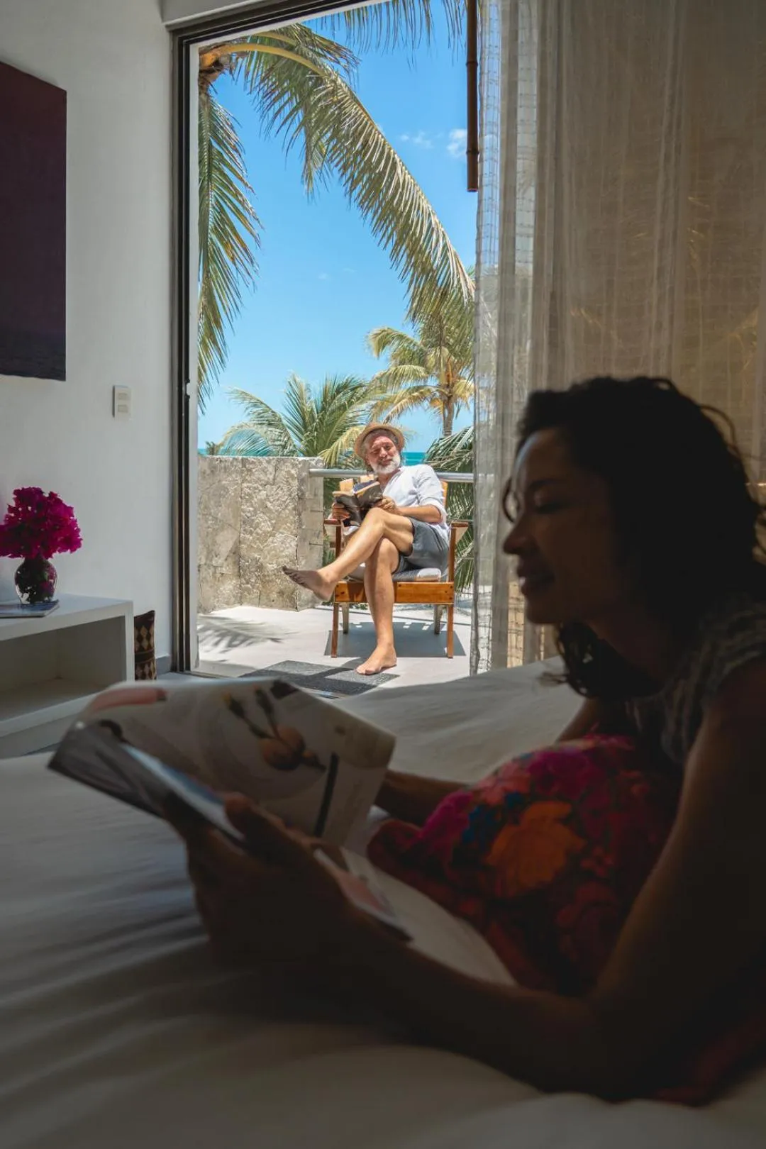 Guests in Hotel La Casa Cielo solo adultos