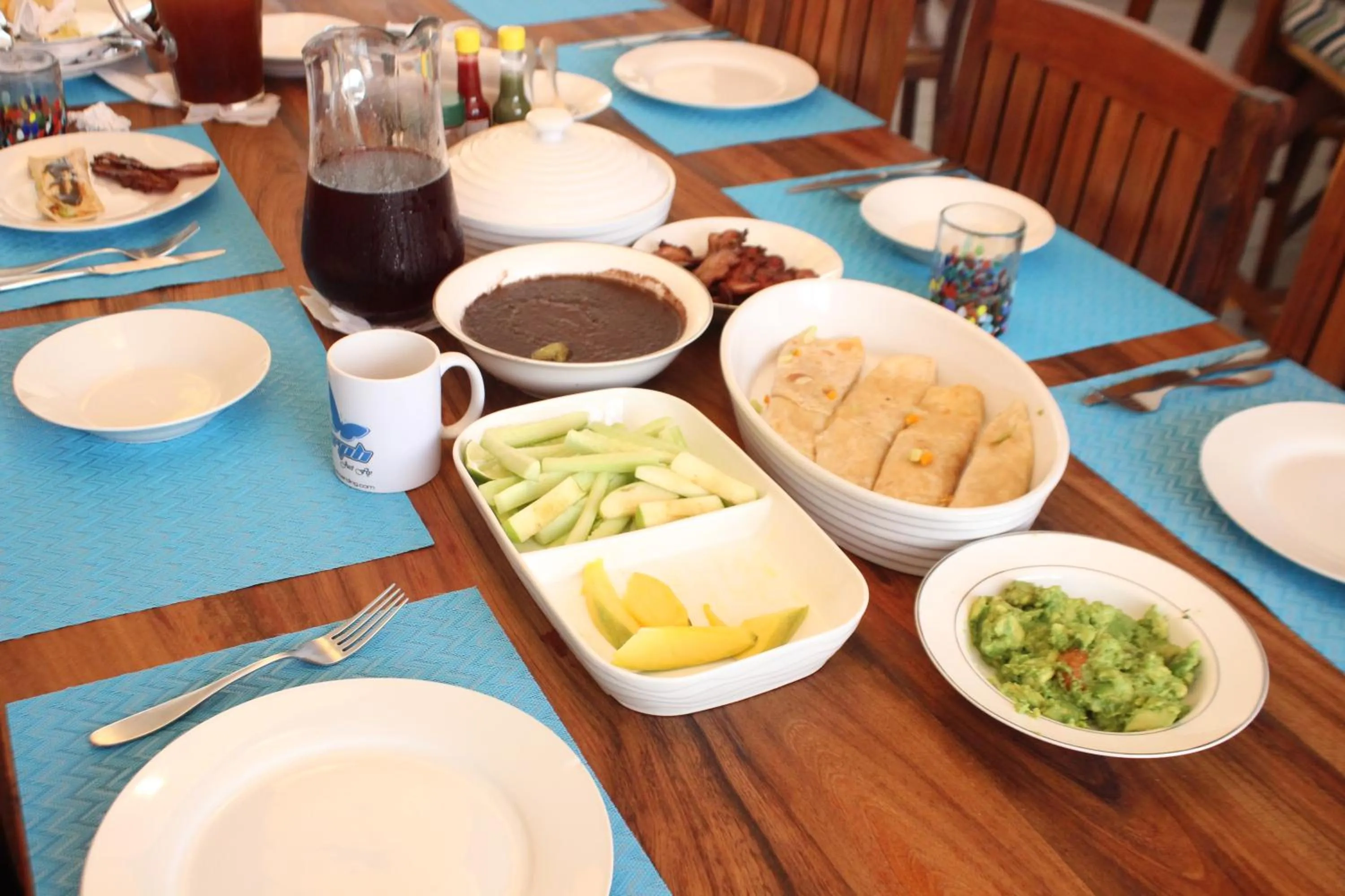 Food and drinks in Hotel La Casa Cielo solo adultos